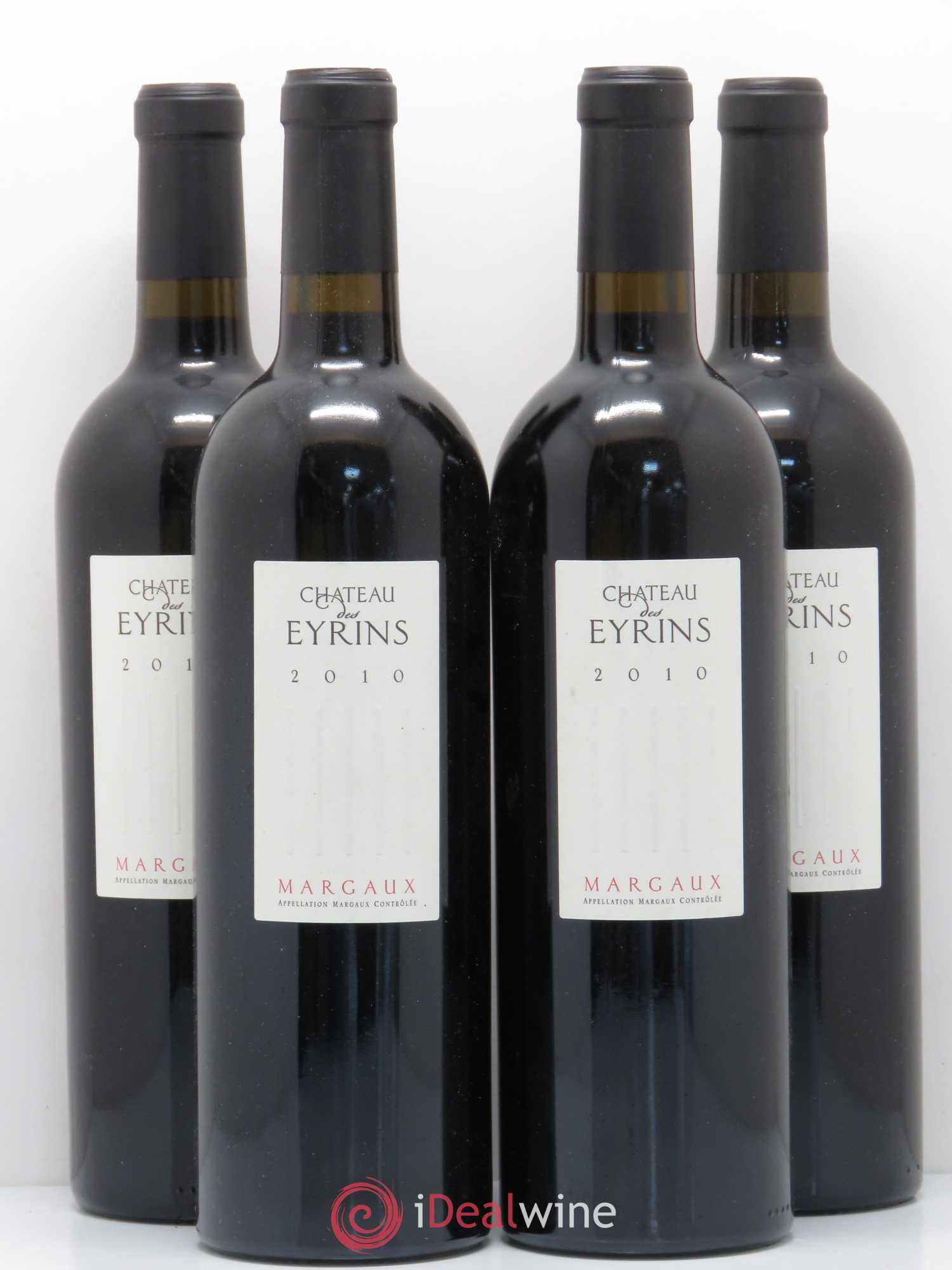 Bordeaux Margaux Château des Eyrins 2010 - Posten von 4 Flaschen - 0