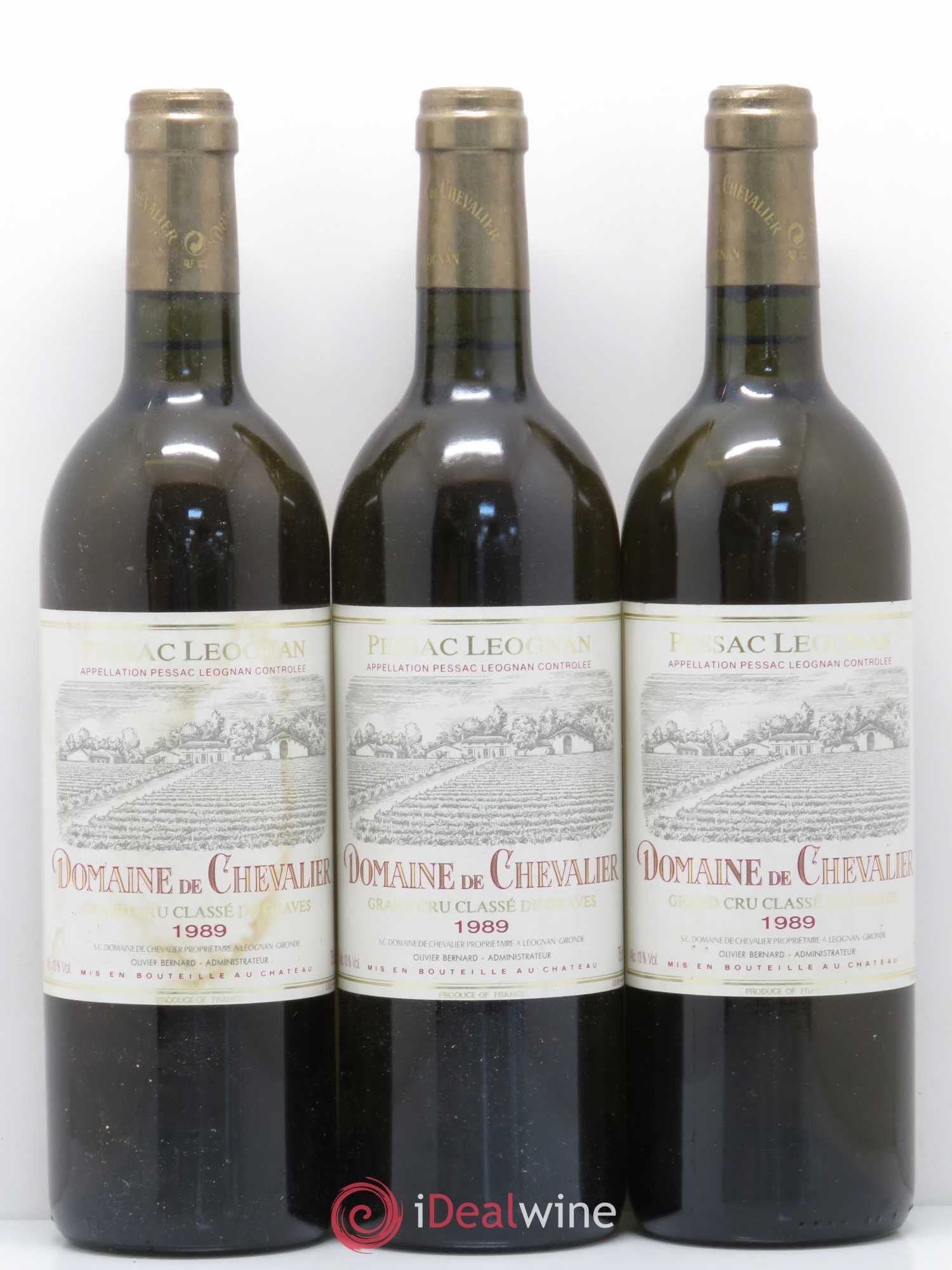 Domaine de Chevalier Cru Classé de Graves 1989 - Lot de 6 bouteilles - 2