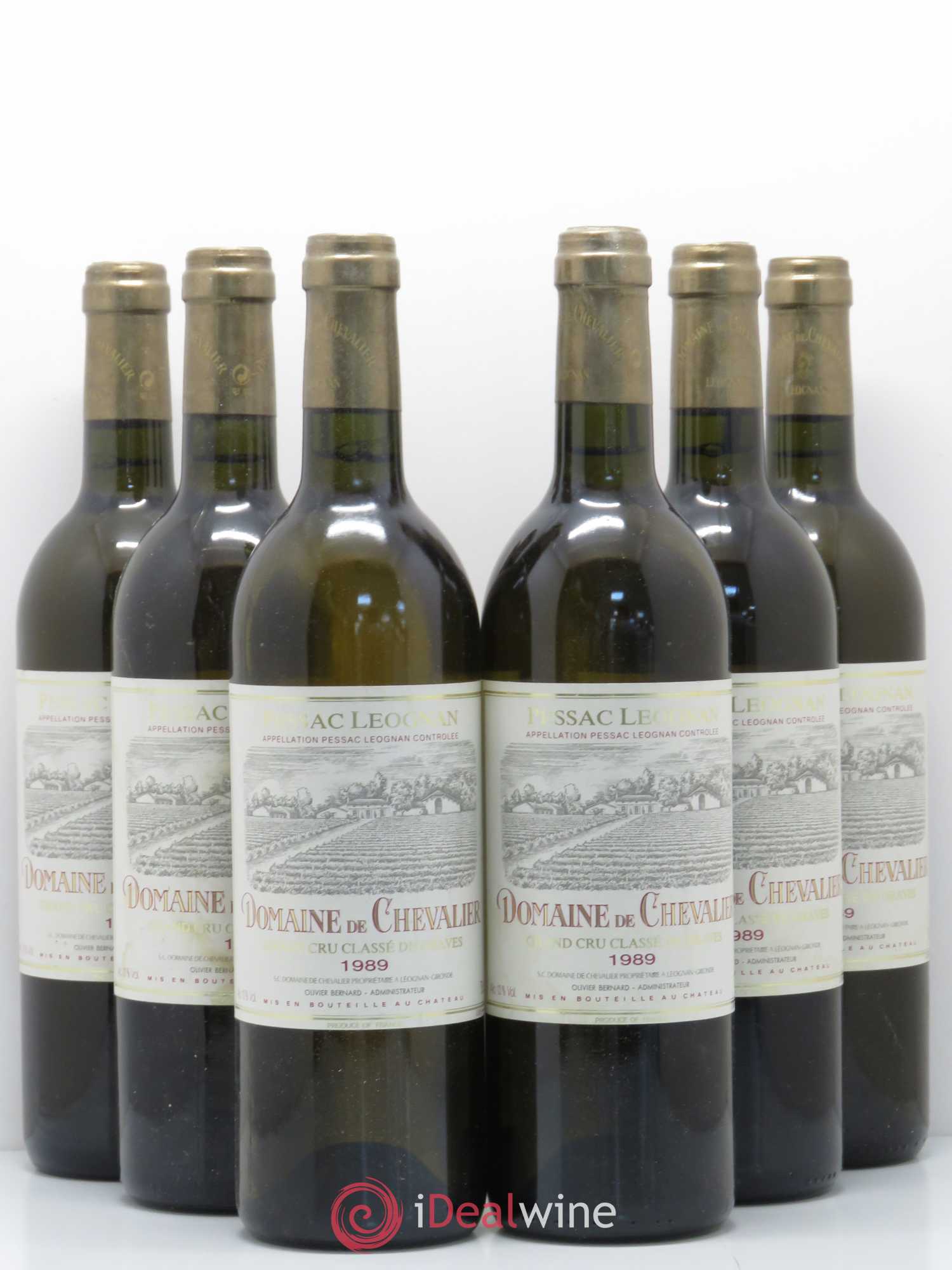 Domaine de Chevalier Cru Classé de Graves 1989 - Lot de 6 bouteilles - 0