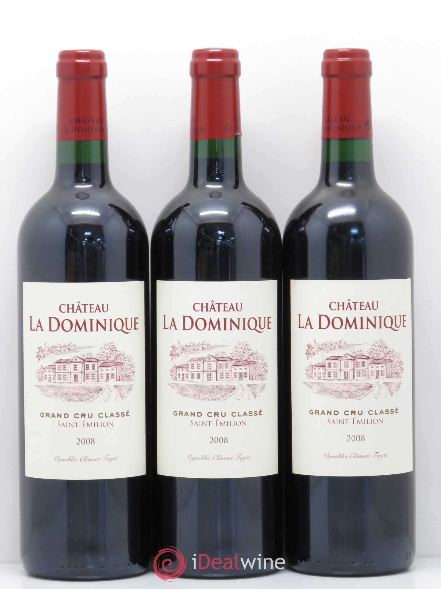 Château la Dominique Grand Cru Classé 2008 - Lot de 6 bouteilles - 2