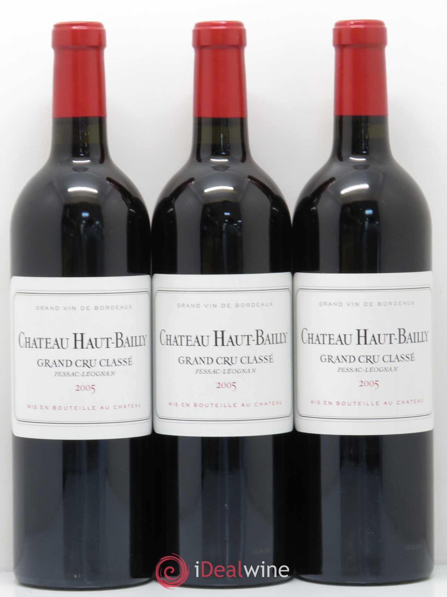 Château Haut-Bailly Cru Classé de Graves 2005 - Lot de 6 bouteilles - 1