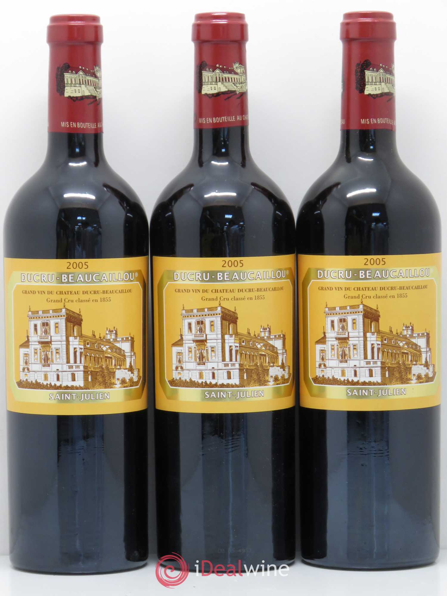 Château Ducru Beaucaillou 2ème Grand Cru Classé 2005 - Lot de 3 bouteilles - 0