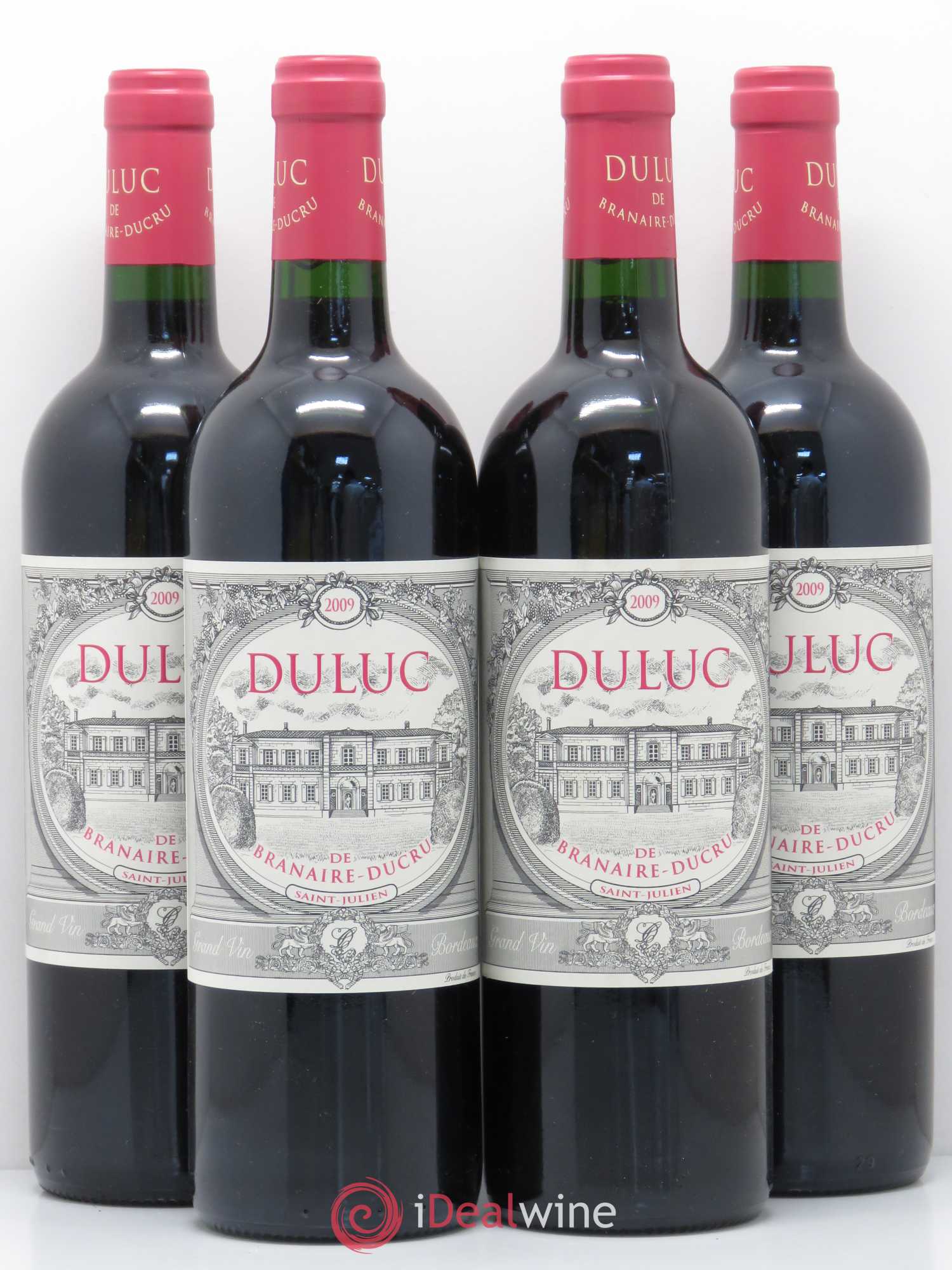 Duluc de Branaire Second Vin 2009 - Lot de 4 bouteilles - 0