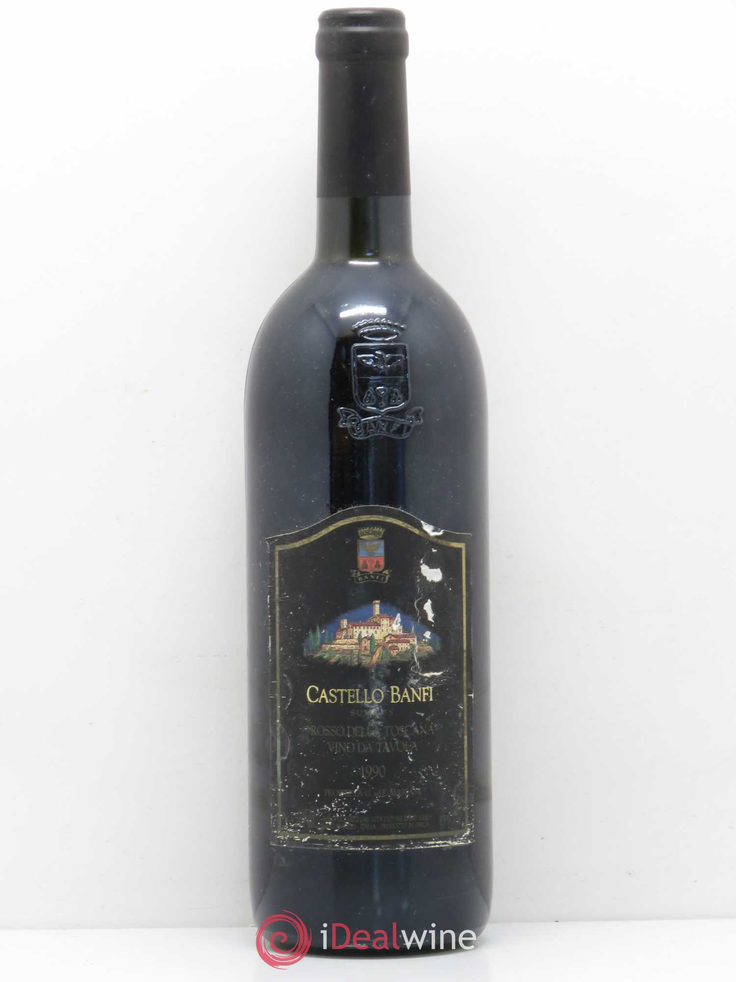 Italie Castello Banfi Rosso della Toscana 1990 - Posten von 1 Flasche - 0