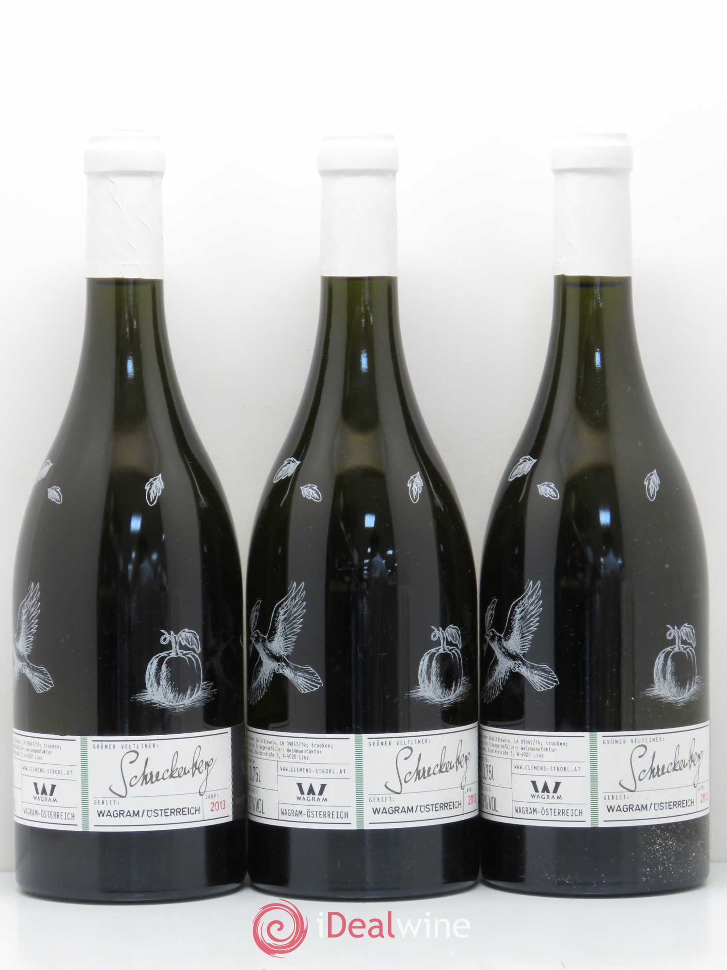 Autriche Gruner Veltliner Schreckenberg Clement Strobl 2013 - Posten von 3 Flaschen - 0