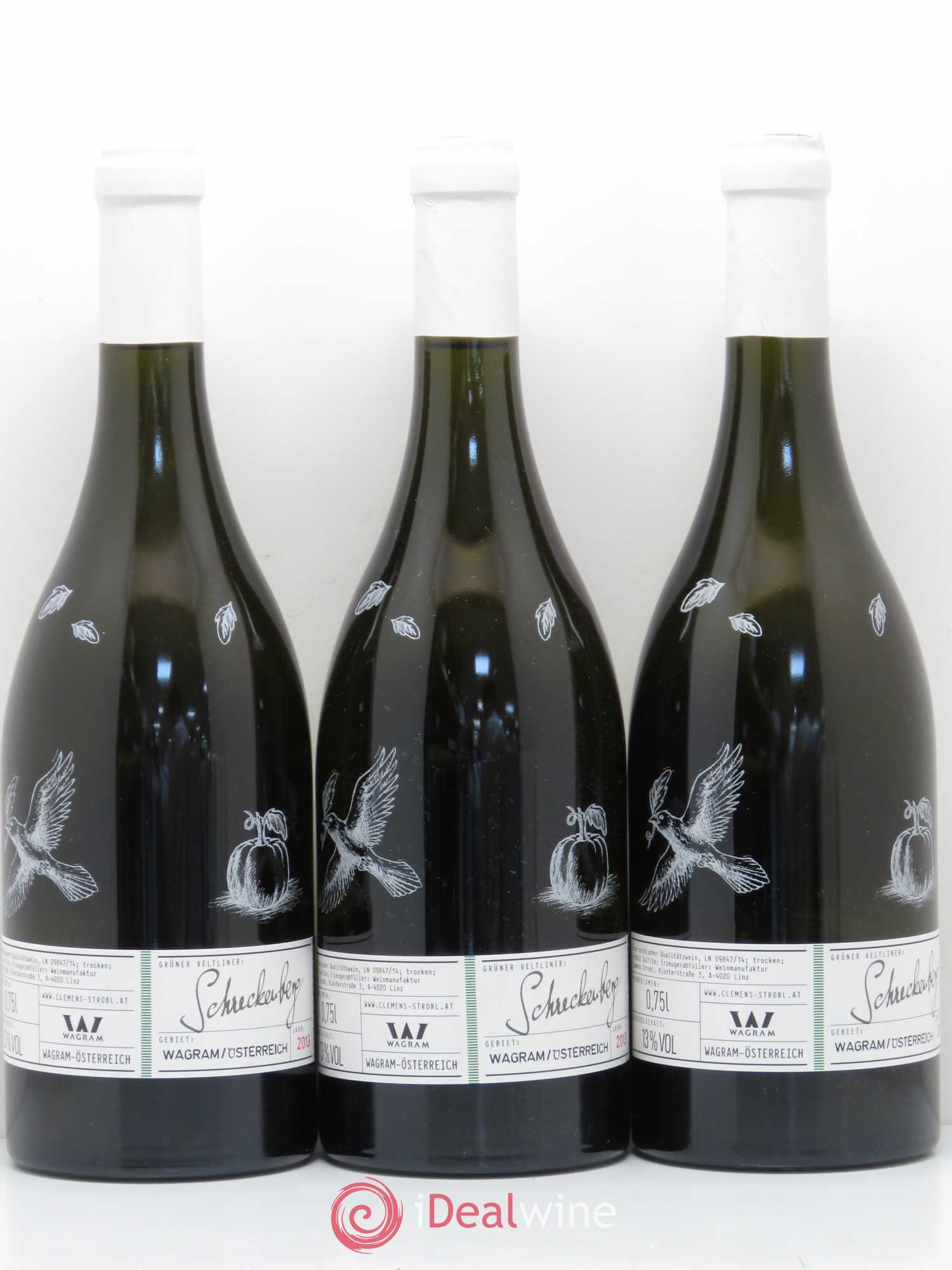 Autriche Gruner Veltliner Schreckenberg Clement Strobl 2013 - Posten von 3 Flaschen - 0
