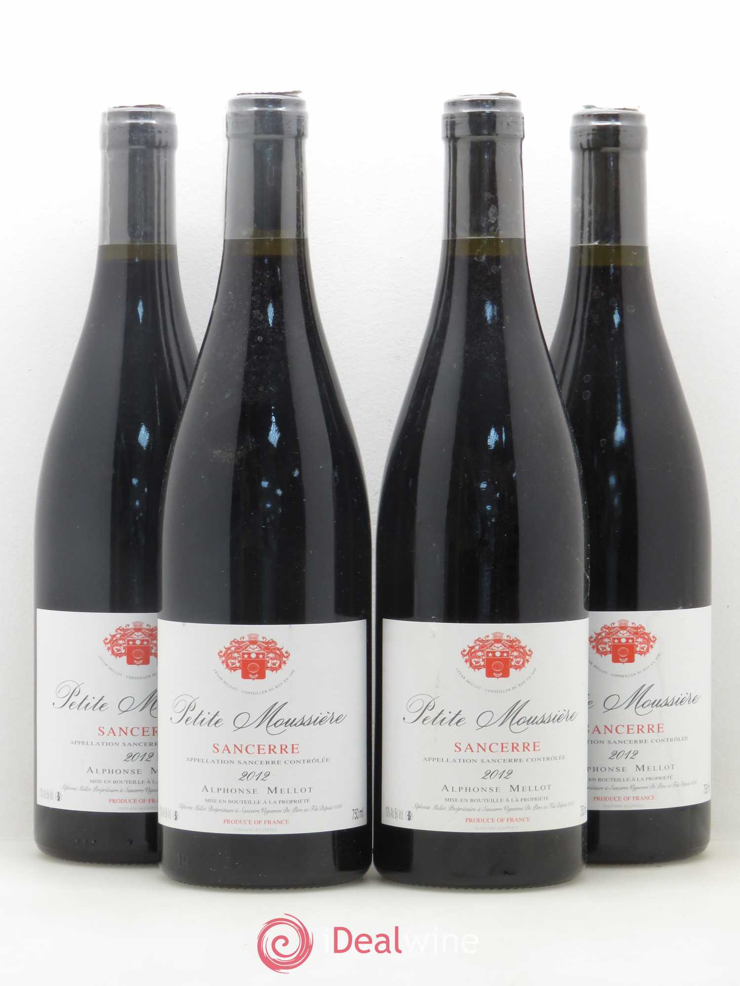 Sancerre La Petite Moussière Alphonse Mellot 2012 - Lot de 4 bouteilles - 0