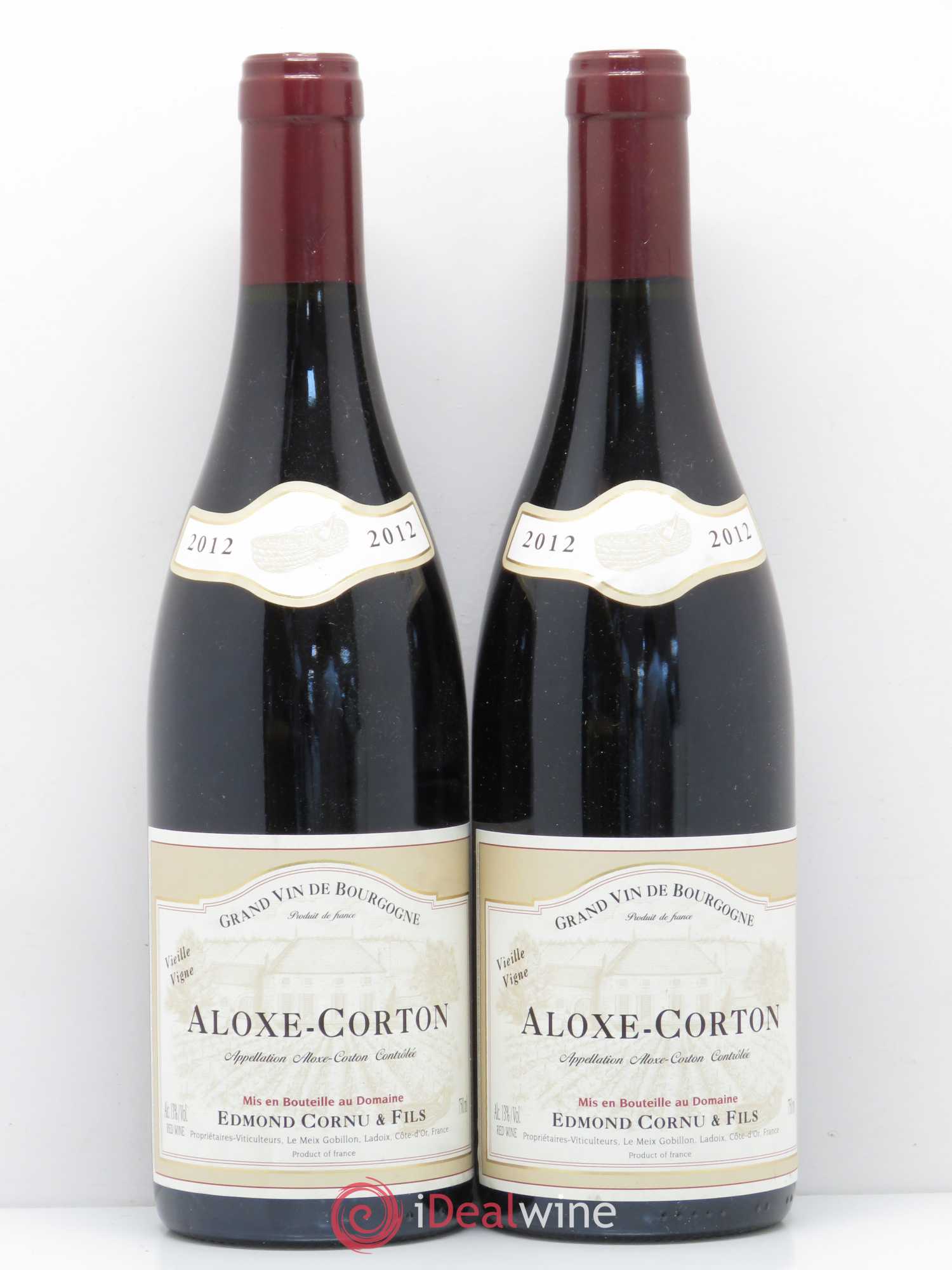 Aloxe-Corton Vieilles Vignes Cornu 2012 - Posten von 2 Flaschen - 0