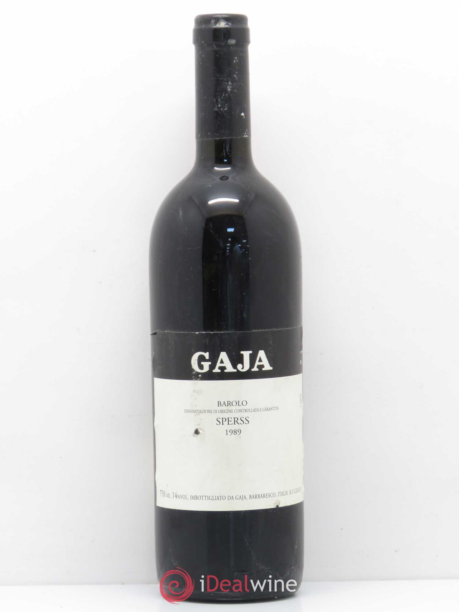 Barolo DOCG Sperss Angelo Gaja 1989 - Lot de 1 bouteille - 0