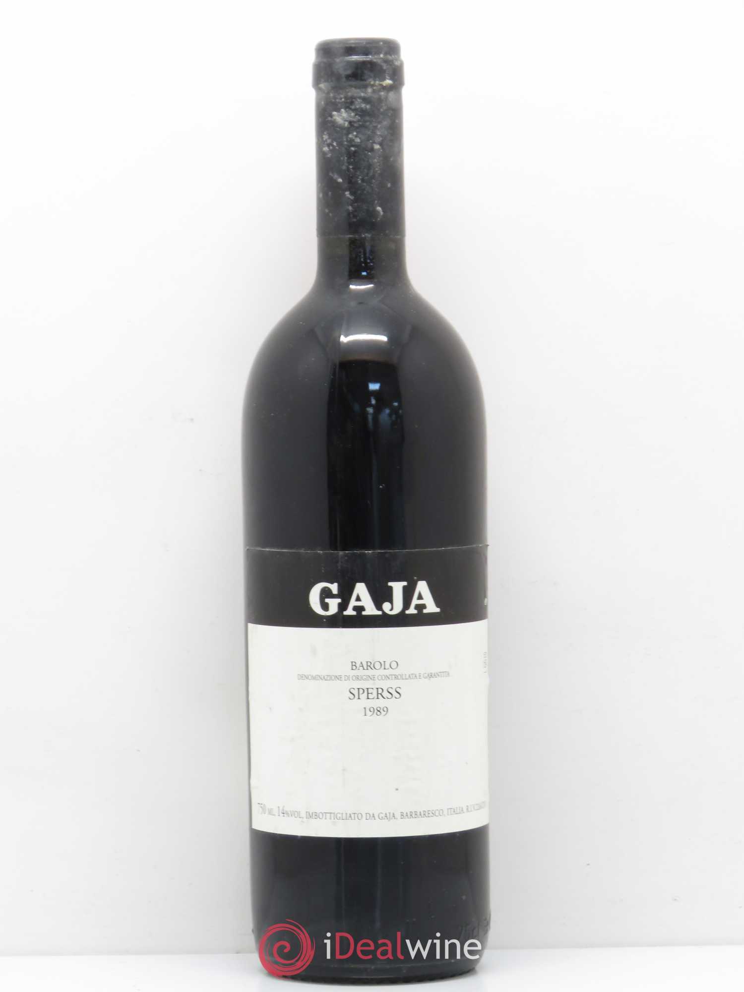 Barolo DOCG Sperss Angelo Gaja 1989 - Lot de 1 bouteille - 0