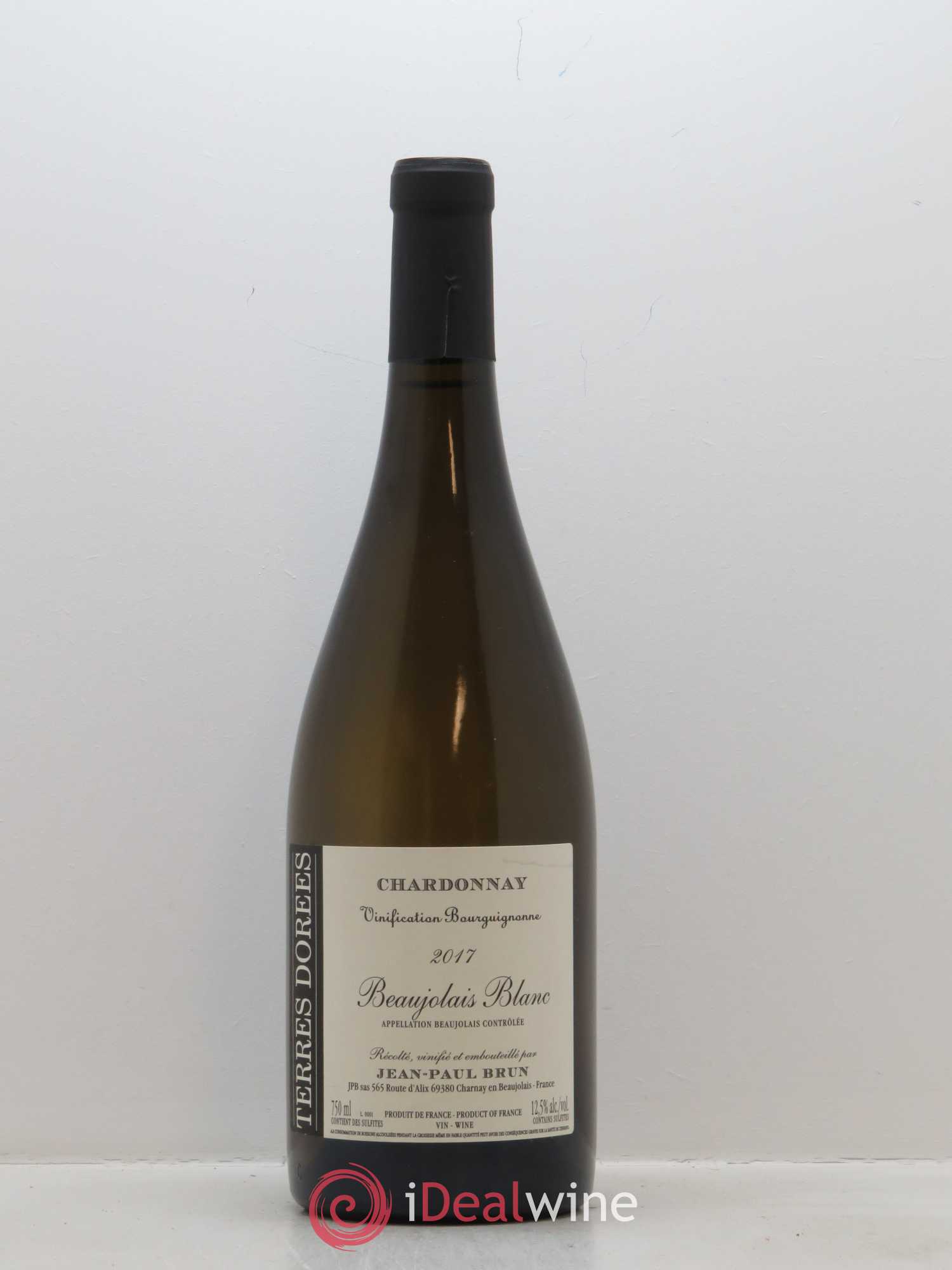 Beaujolais Vinification Bourguignonne Terres dorées - J-P. Brun (Domaine des) 2017 - Lot de 1 bouteille - 0