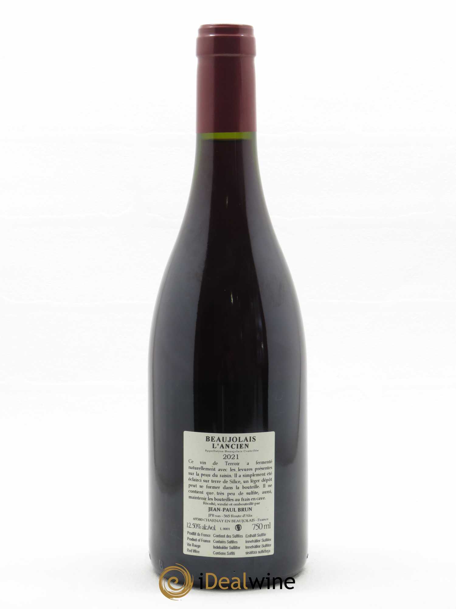 Beaujolais L'Ancien Terres dorées - J-P. Brun (Domaine des) 2021 - Posten von 1 Flasche - 1