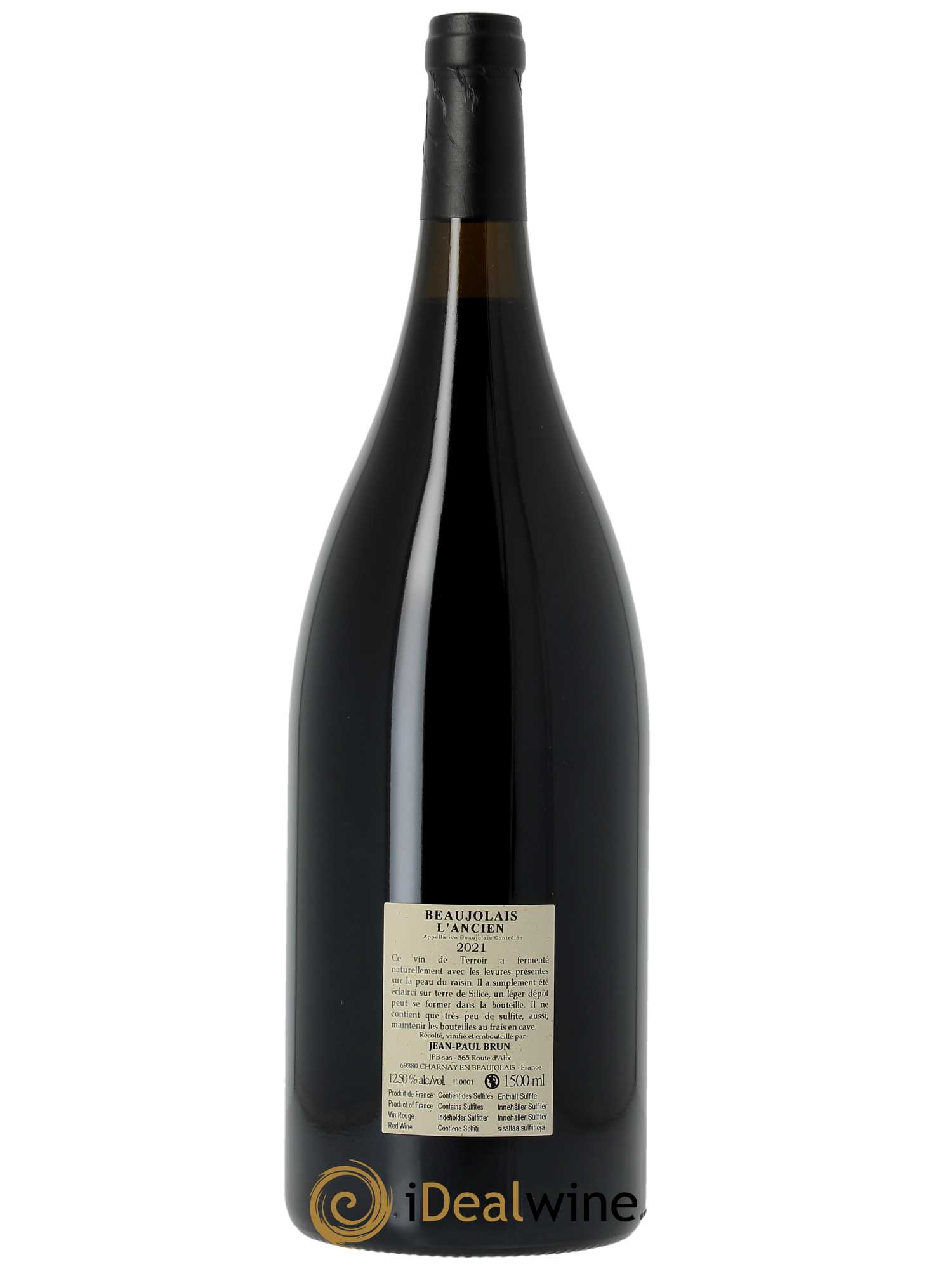 Beaujolais L'Ancien Terres dorées - J-P. Brun (Domaine des) 2021 - Lot of 1 magnum - 1