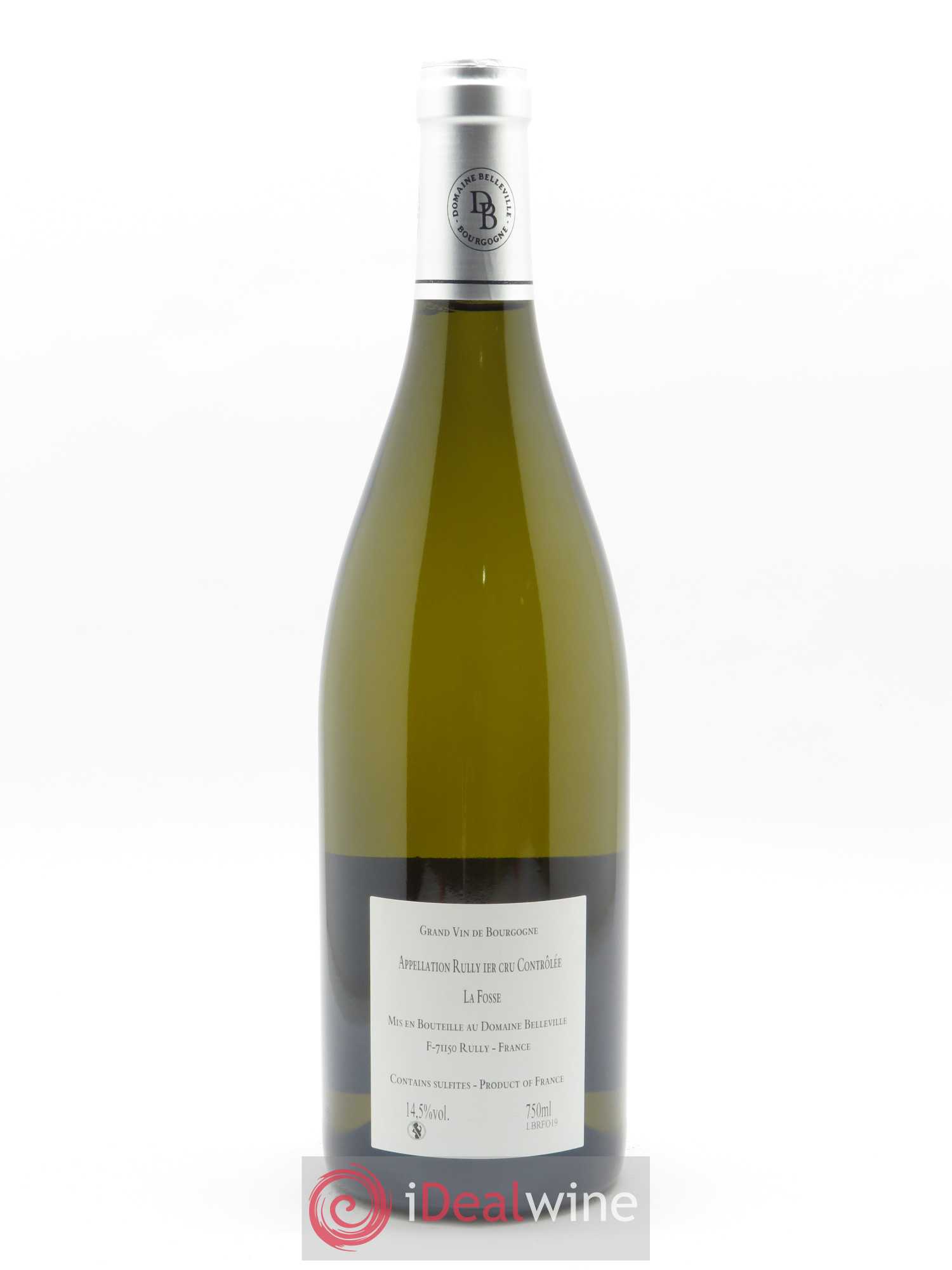 Rully 1er Cru La Fosse Belleville 2019 - Lot de 1 bouteille - 1