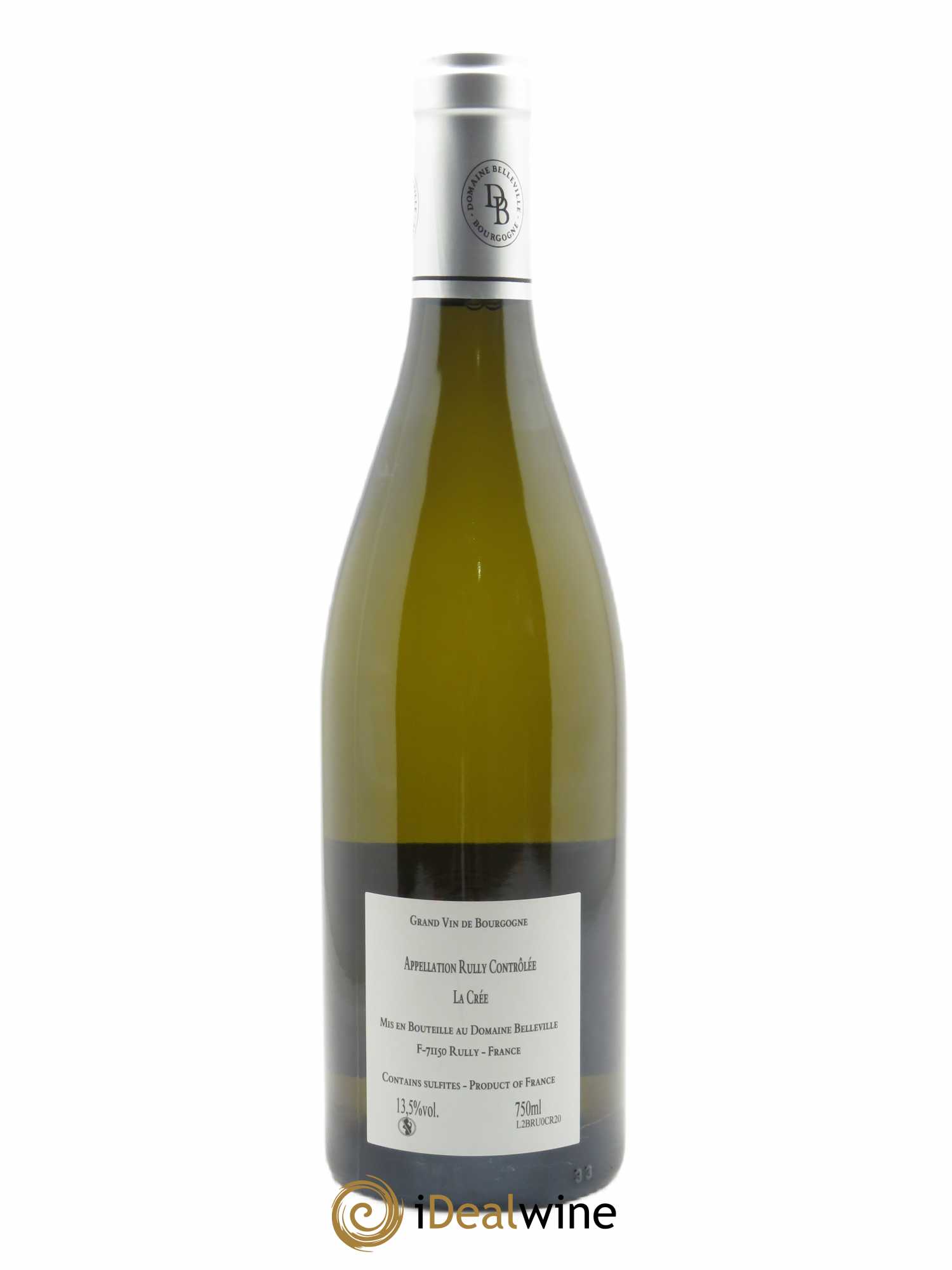 Rully La Crée Belleville 2020 - Lot de 1 bouteille - 1