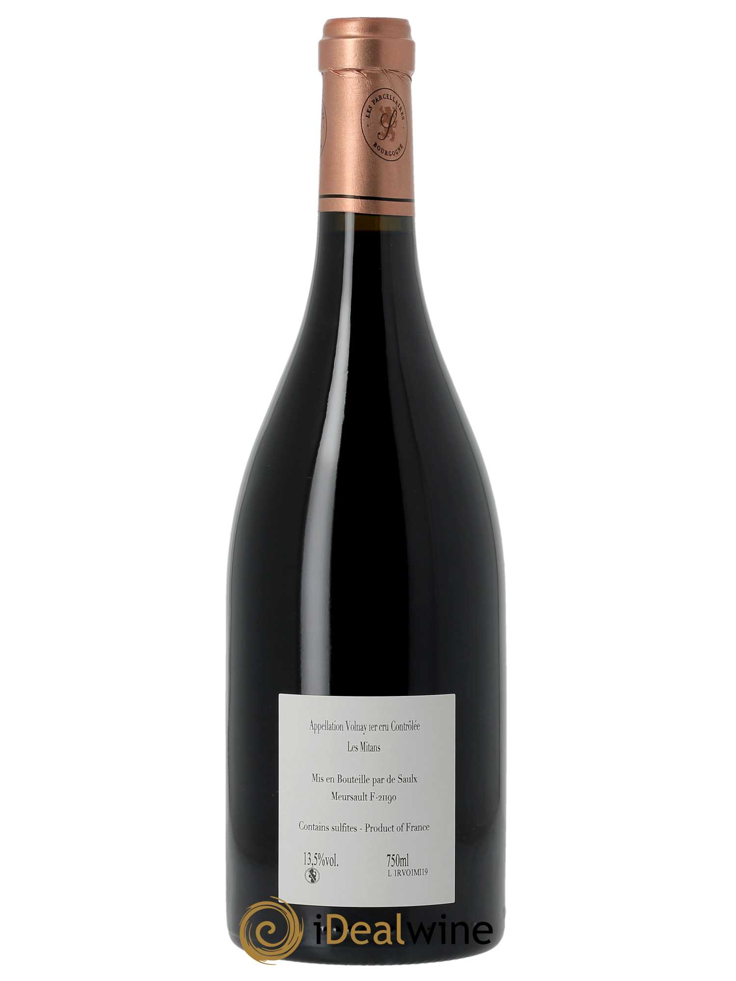 Volnay 1er Cru Les Mitans Les Parcellaires de Saulx  2019 - Lot de 1 bouteille - 1