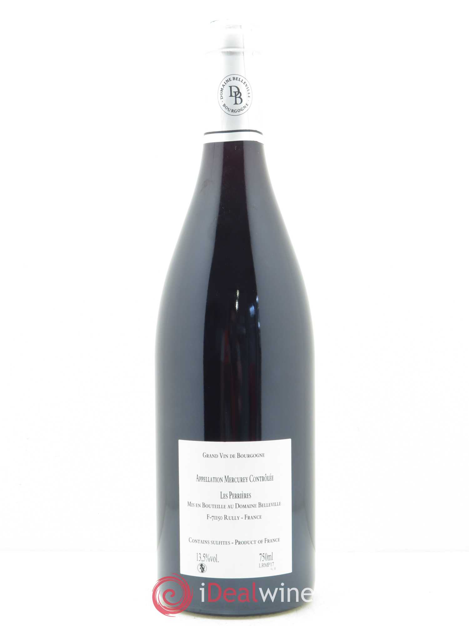 Mercurey Les Perrières Belleville 2017 - Lot de 1 bouteille - 1