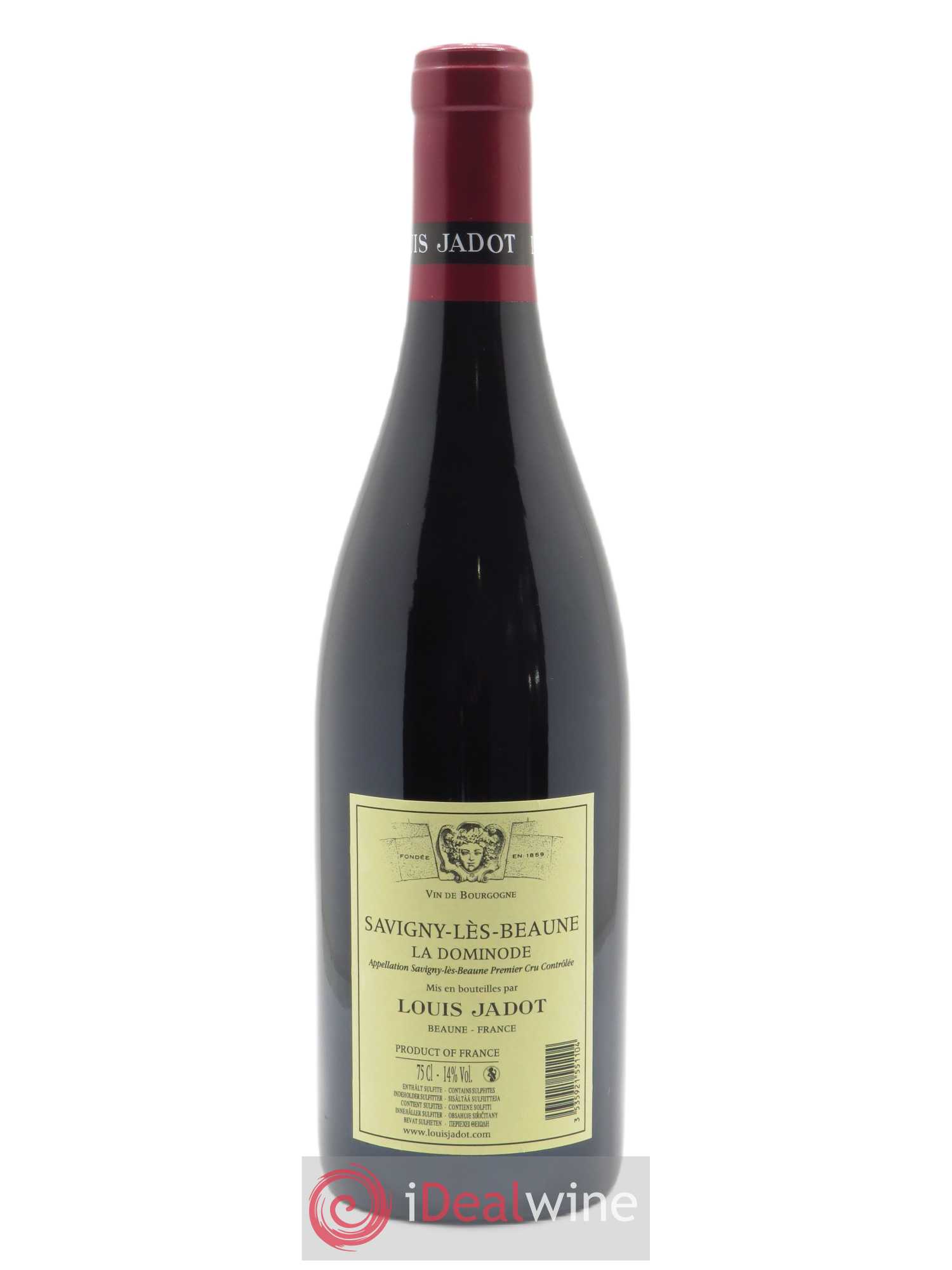 Savigny-lès-Beaune 1er Cru La Dominode Maison Louis Jadot 2019 - Lot de 1 bouteille - 1