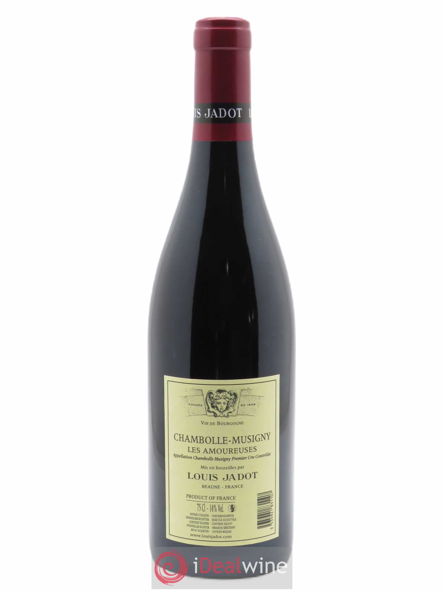 Chambolle-Musigny 1er Cru Les Amoureuses Domaine Louis Jadot 2019 - Lot de 1 bouteille - 1