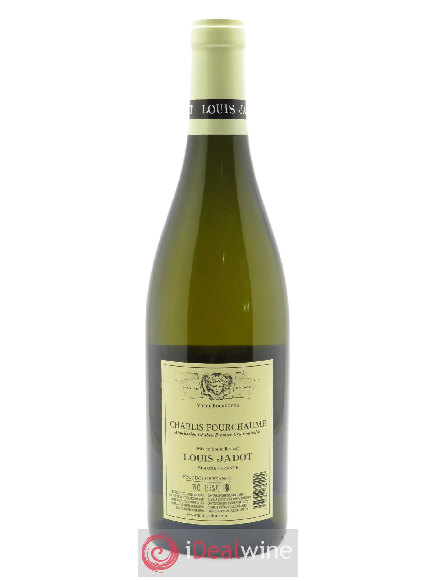 Chablis 1er Cru Fourchaume Louis Jadot 2019 - Lot de 1 bouteille - 1