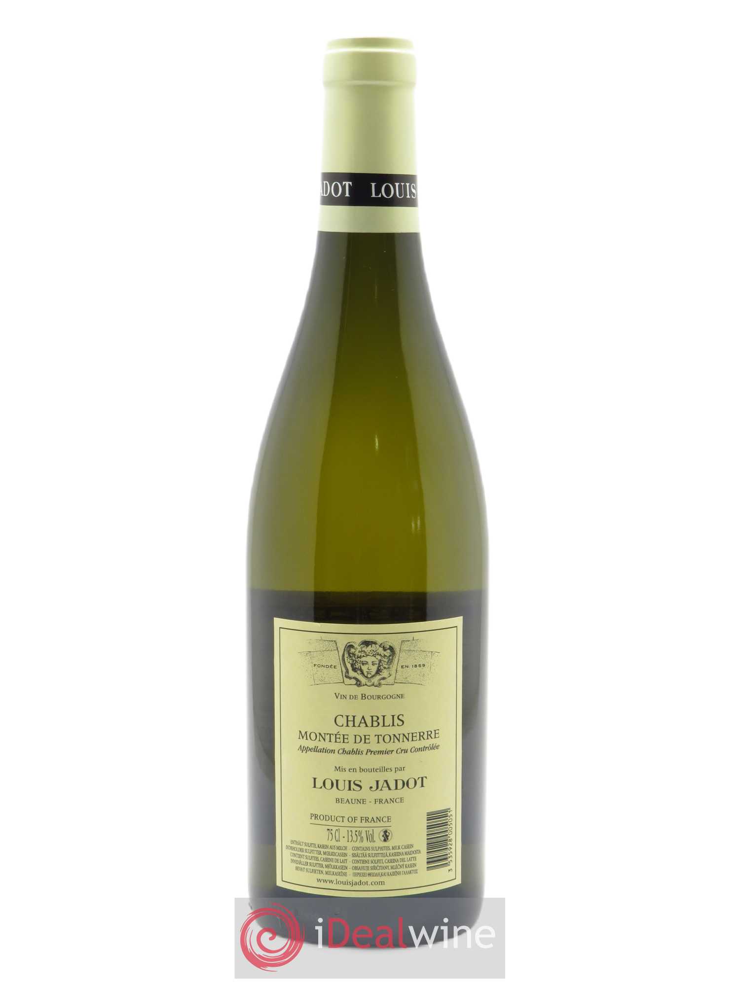 Chablis 1er Cru Montée de Tonnerre Maison Louis Jadot 2019 - Lot de 1 bouteille - 1