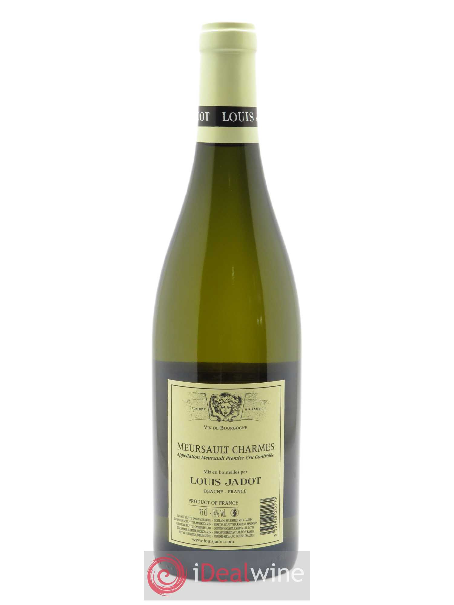 Meursault 1er Cru Les Charmes Domaine Louis Jadot 2019 - Posten von 1 Flasche - 1