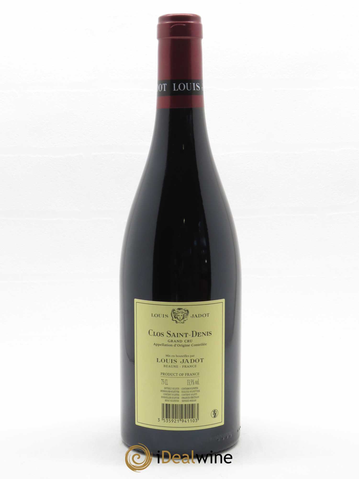 Clos Saint-Denis Grand Cru Domaine Gagey - Louis Jadot 2020 - Lot de 1 bouteille - 1