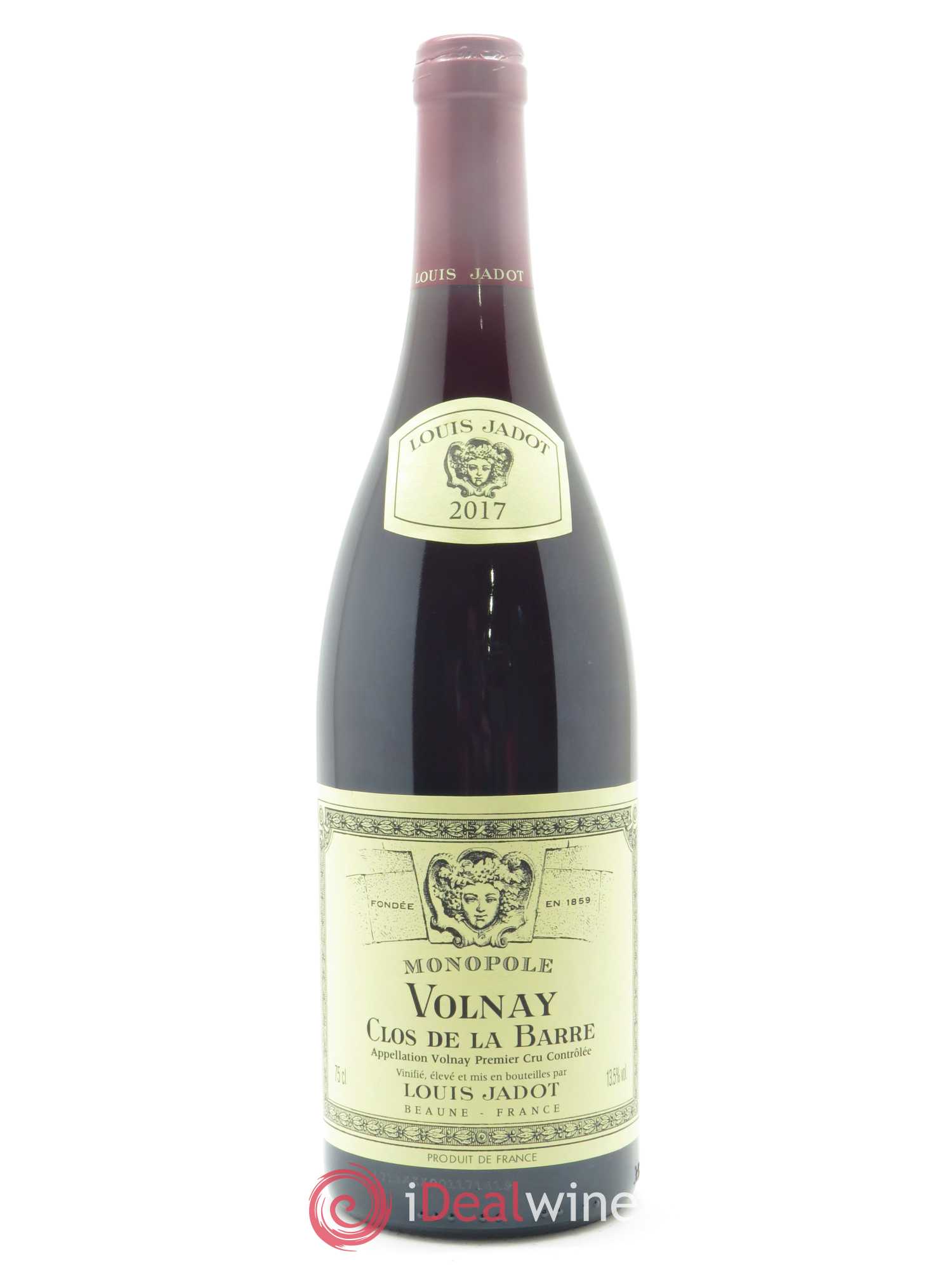 Volnay 1er Cru Clos de la Barre Monopole Maison Louis Jadot 2017 - Lot of 1 bottle - 0