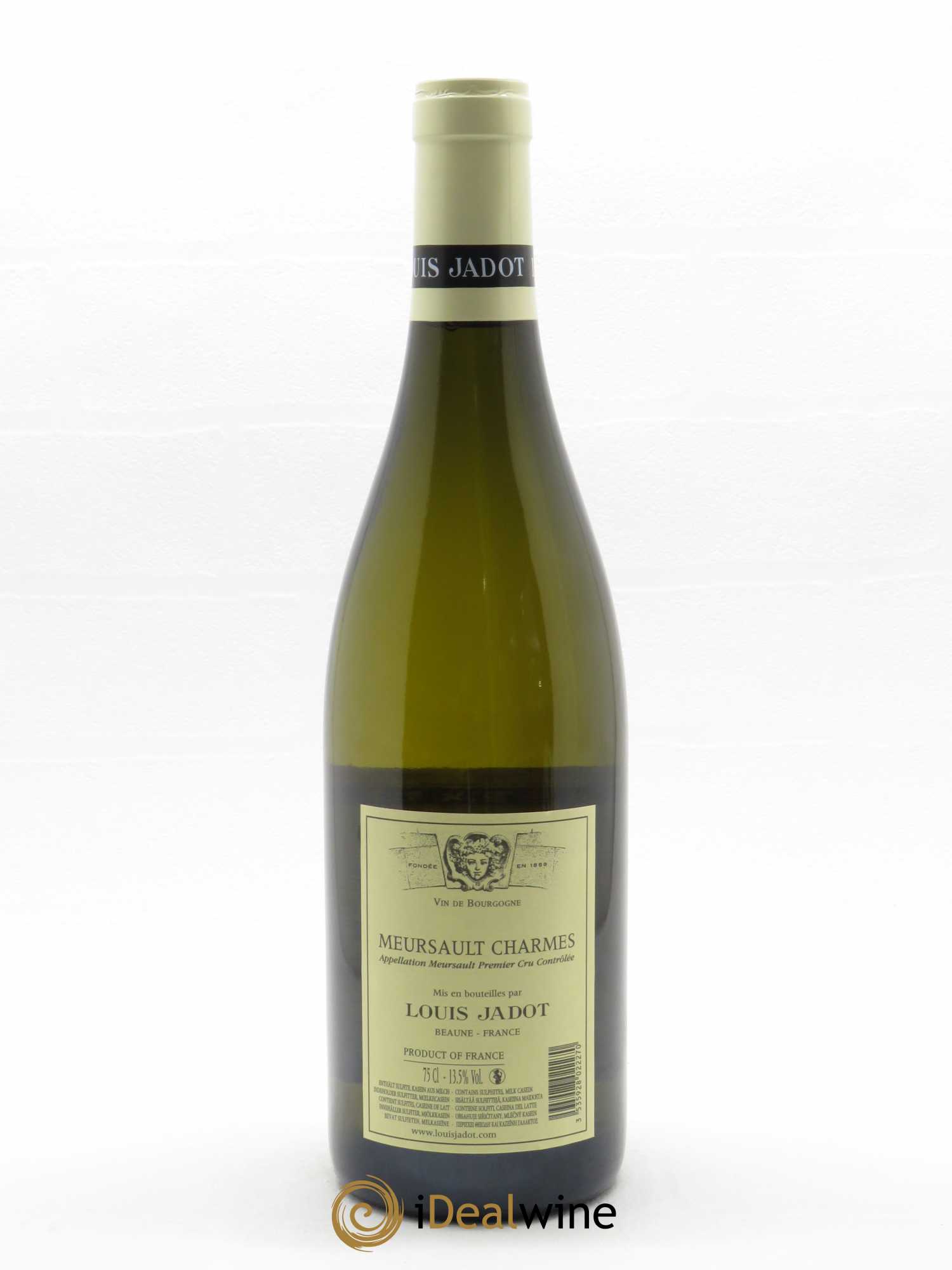 Meursault 1er Cru Les Charmes Domaine Louis Jadot 2020 - Lot of 1 bottle - 1