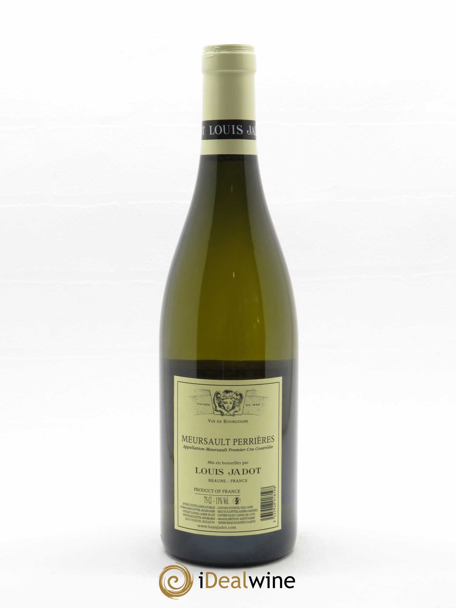 Meursault 1er Cru Perrières Domaine Louis Jadot 2020 - Lot de 1 bouteille - 1