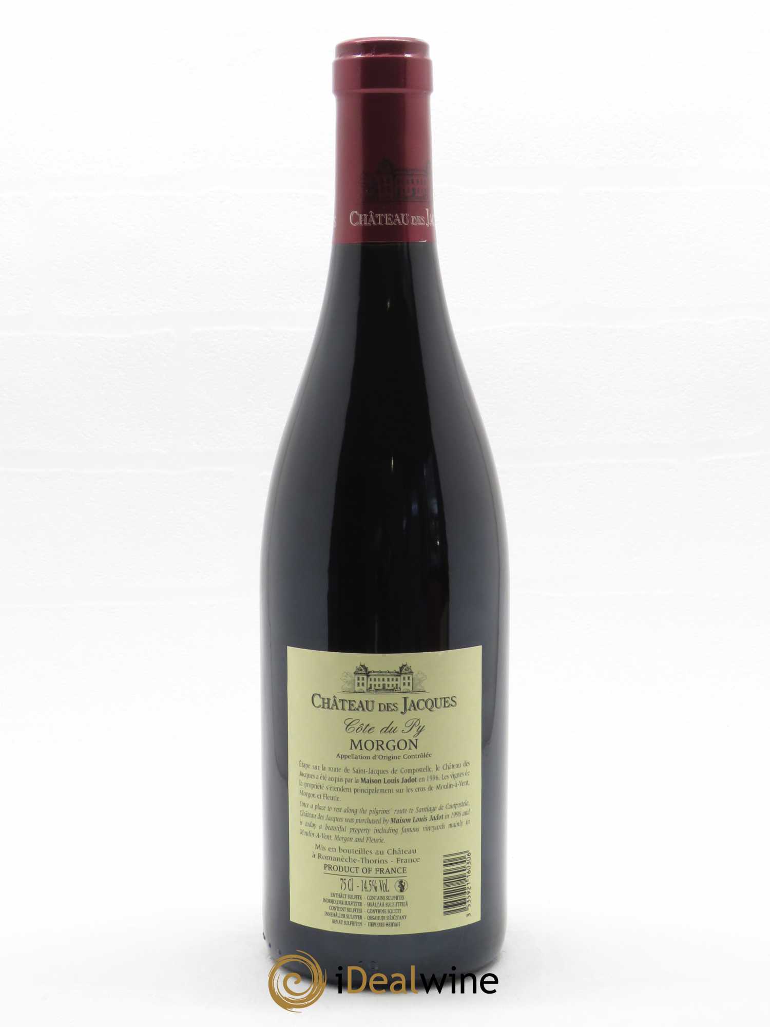 Morgon Côte du Py Château des Jacques 2020 - Lot of 1 bottle - 1