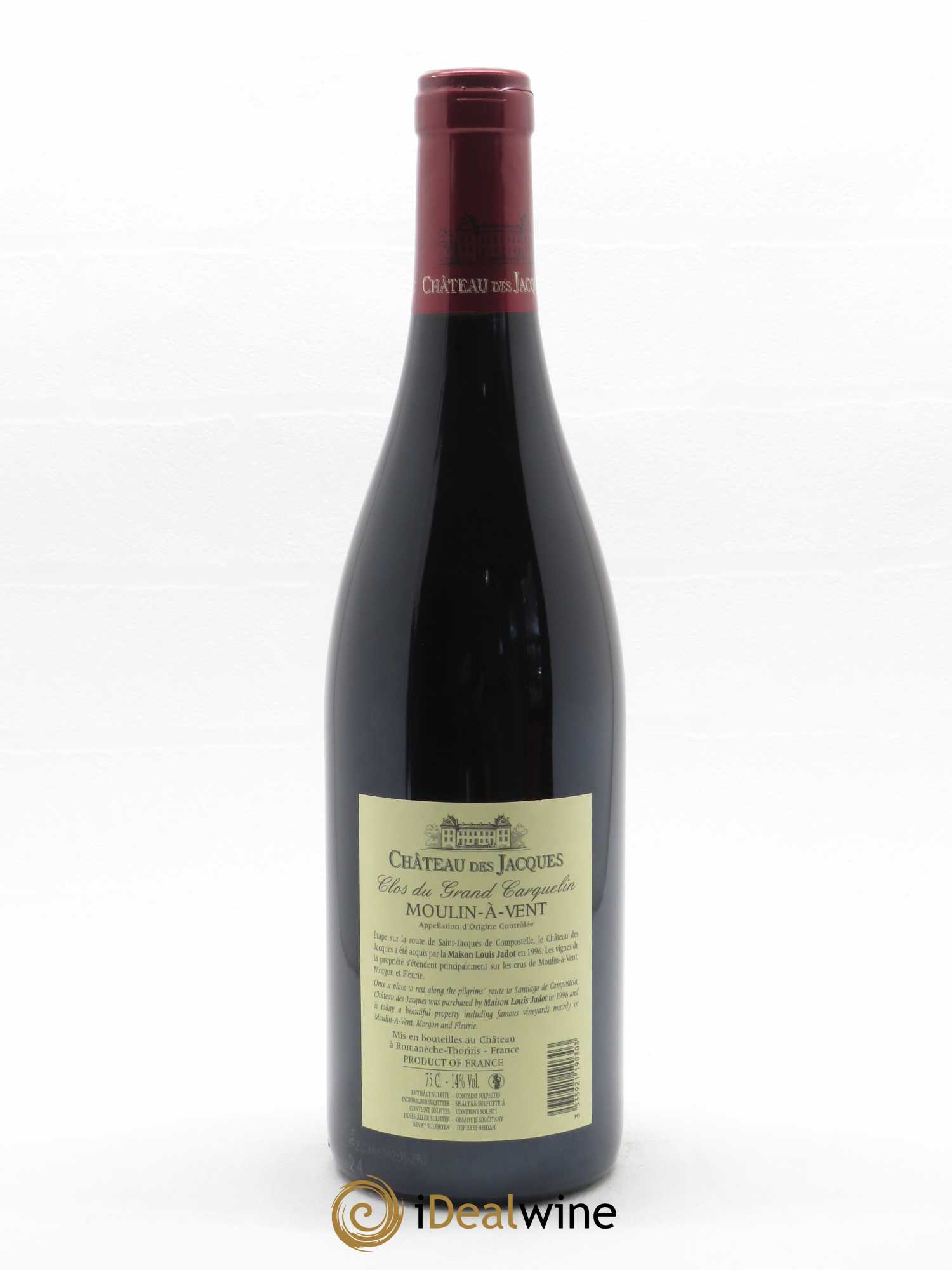 Moulin à Vent Clos du Grand Carquelin Château des Jacques  2020 - Lot of 1 bottle - 1