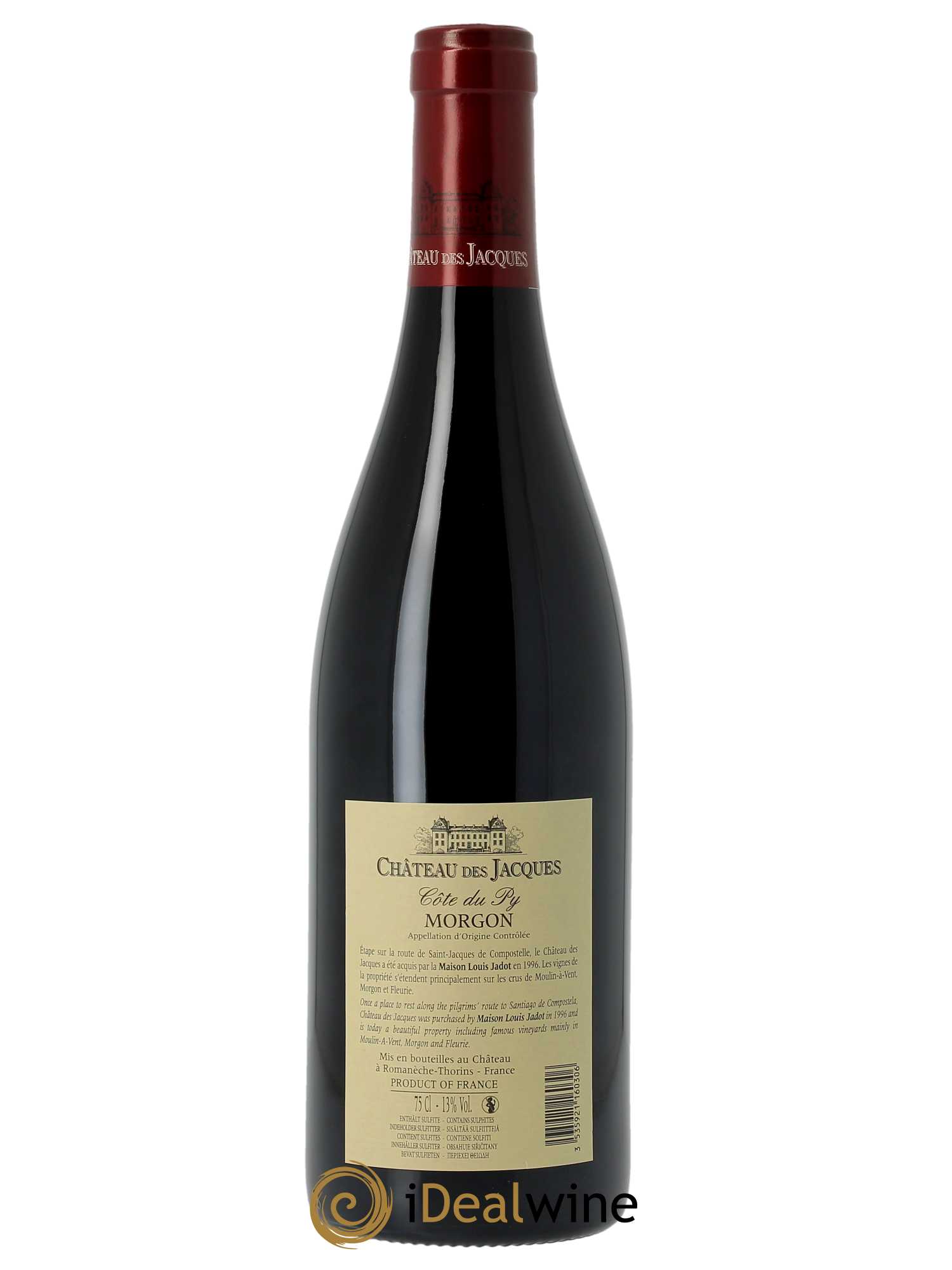 Morgon Côte du Py Château des Jacques 2021 - Lot of 1 bottle - 1