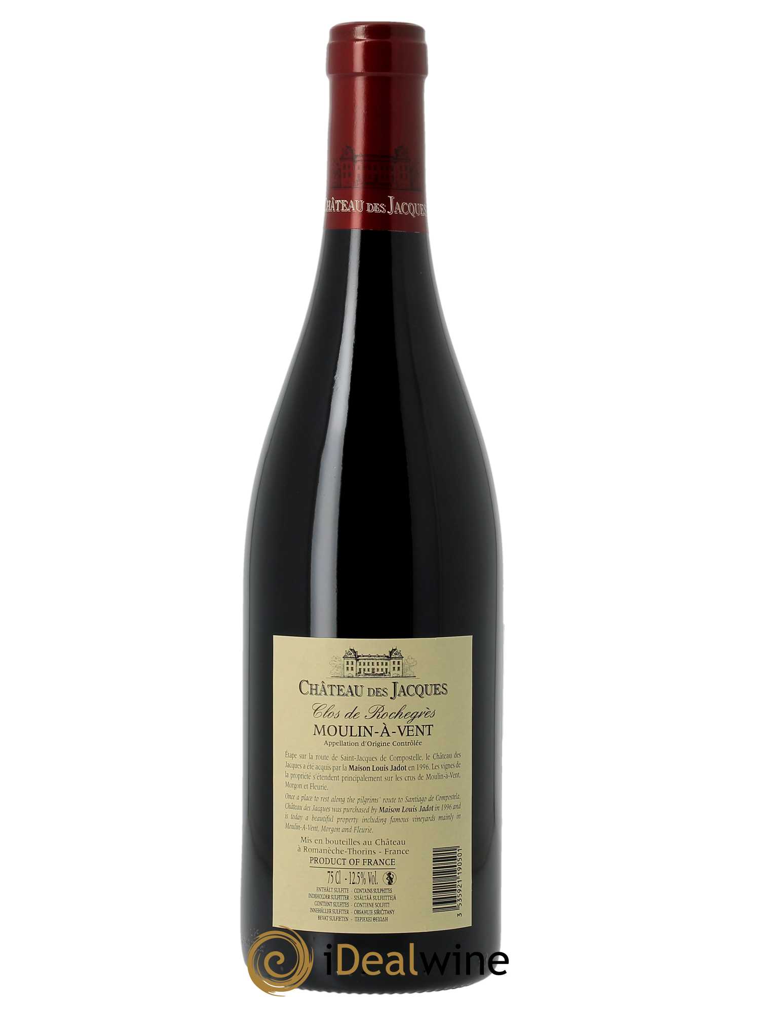 Moulin à Vent Clos de Rochegrès Château des Jacques 2021 - Lot of 1 bottle - 1