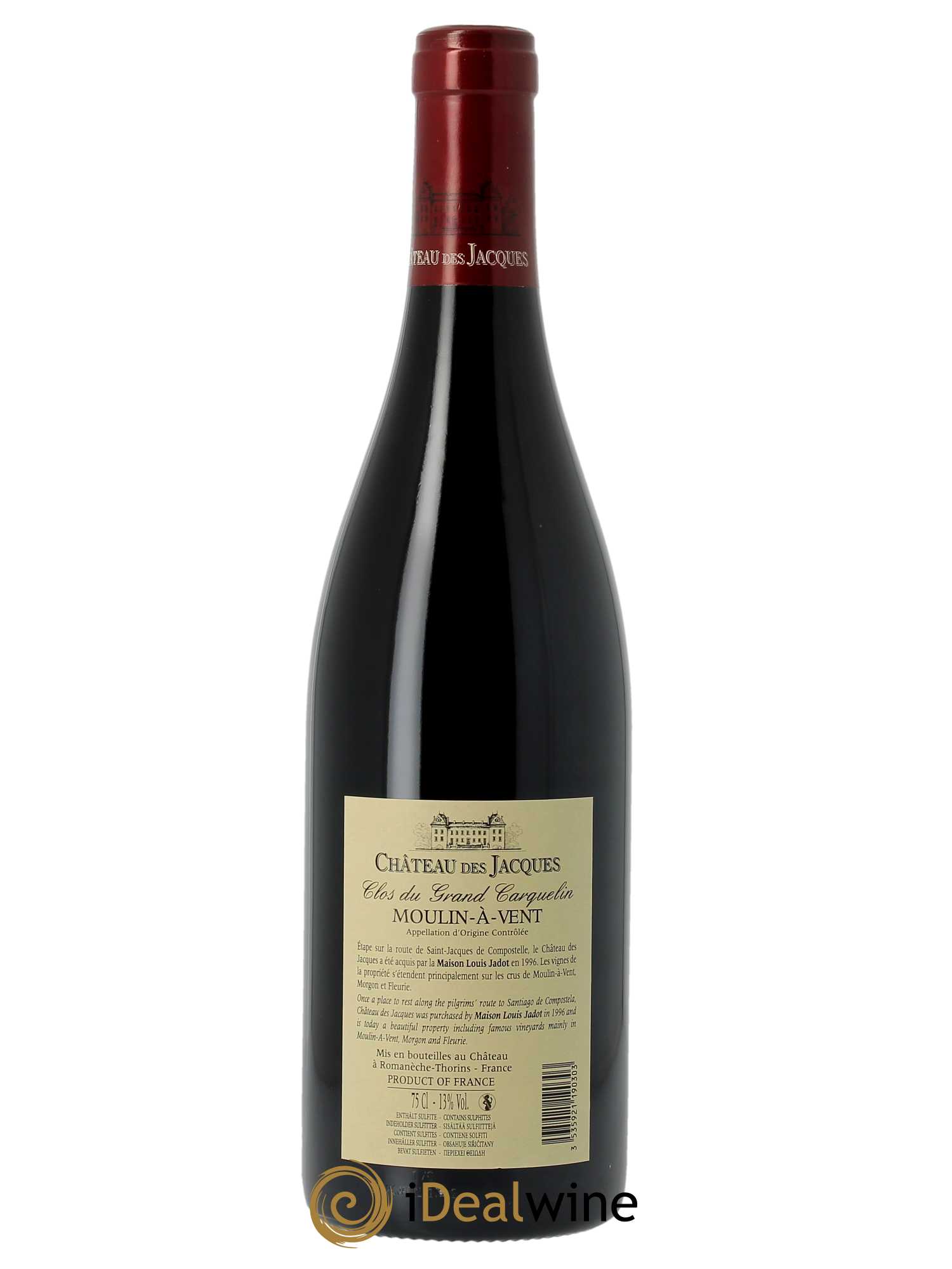 Moulin à Vent Clos du Grand Carquelin Château des Jacques 2021 - Lot of 1 bottle - 1