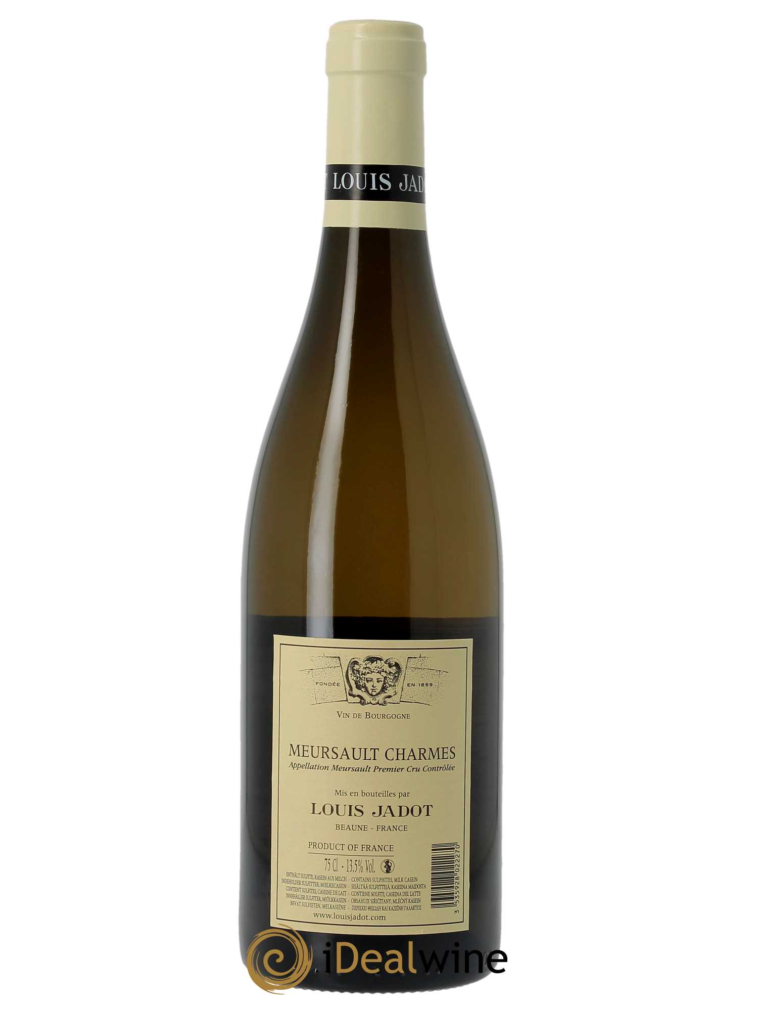 Meursault 1er Cru Les Charmes Domaine Louis Jadot 2021 - Lot de 1 bouteille - 1