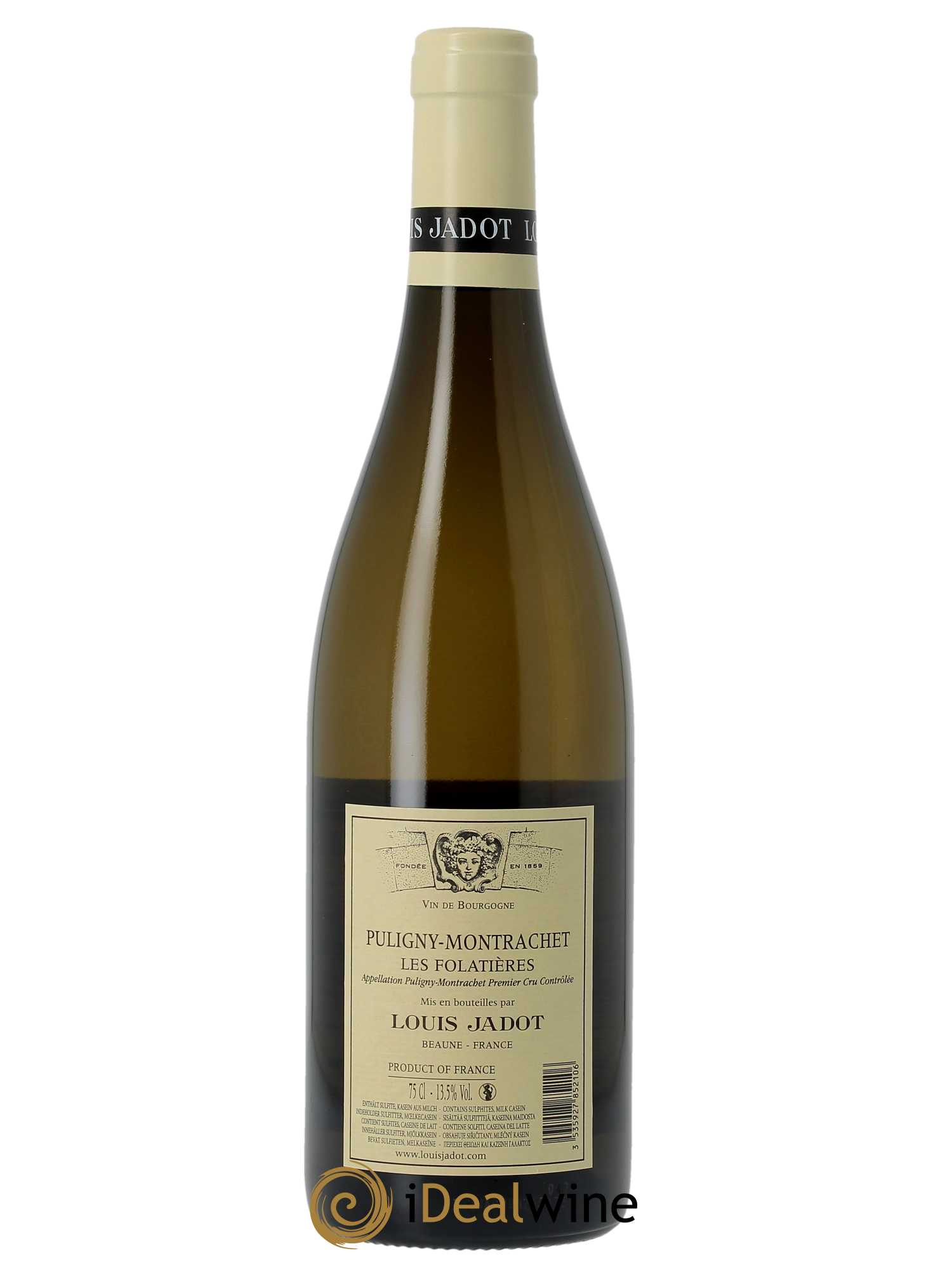 Puligny-Montrachet 1er Cru Les Folatières Domaine Louis Jadot 2021 - Lot of 1 bottle - 1