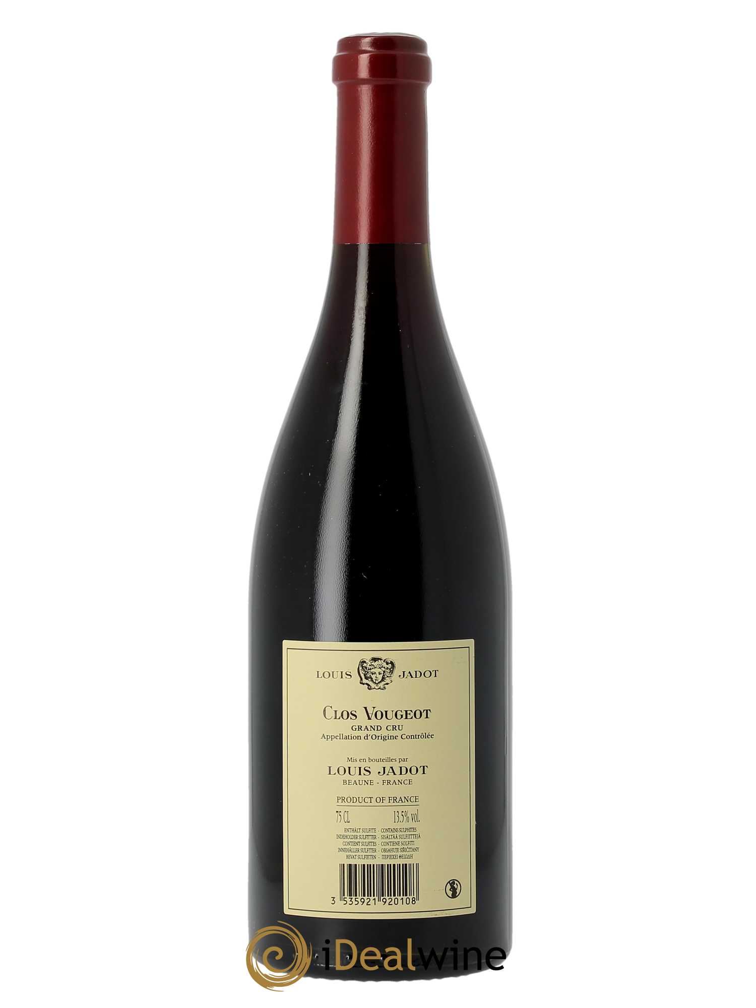 Clos de Vougeot Grand Cru Louis Jadot (Domaine) 2012 - Lot of 1 bottle - 1