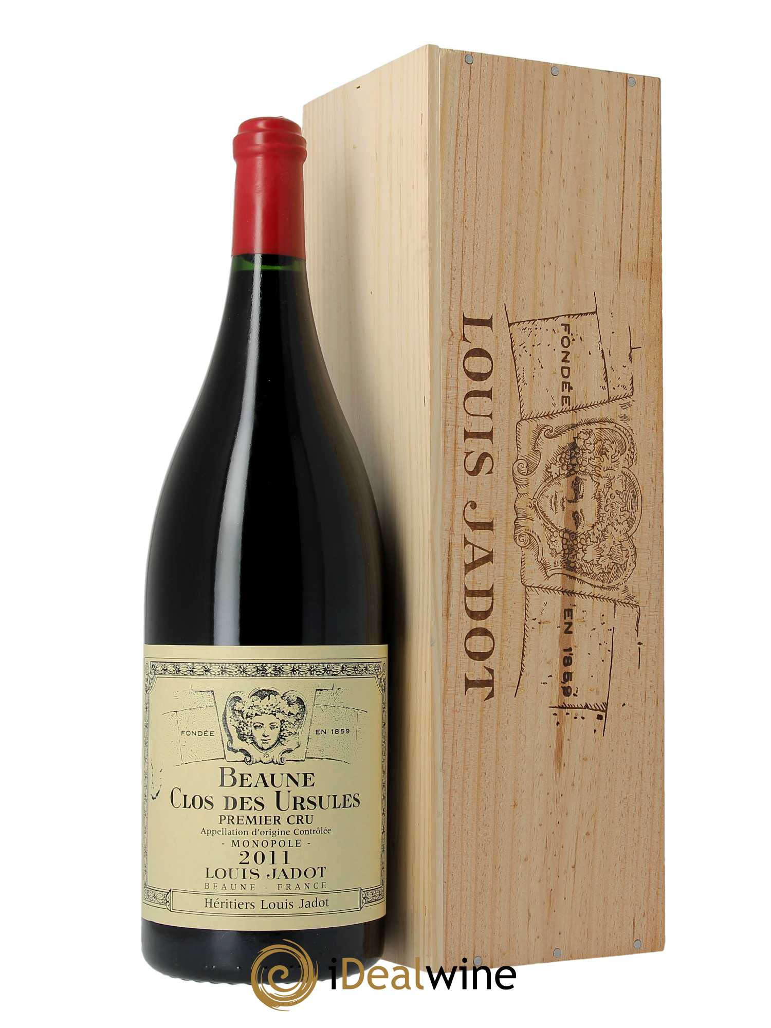 Beaune 1er Cru Clos des Ursules Monopole Héritiers Louis Jadot (Domaine des) - Louis Jadot 2011 - Lot de 1 double magnum - 0