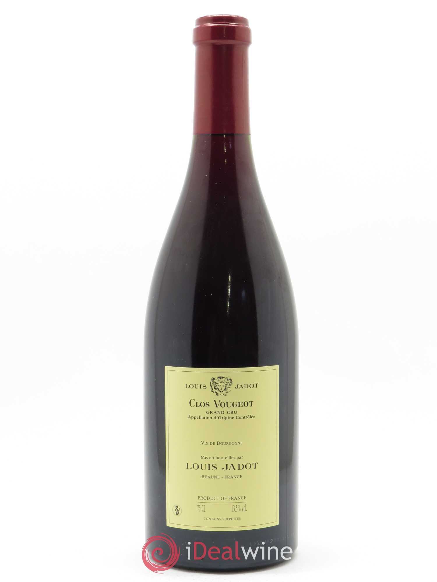 Clos de Vougeot Grand Cru Louis Jadot (Domaine) 2017 - Lot de 1 bouteille - 1