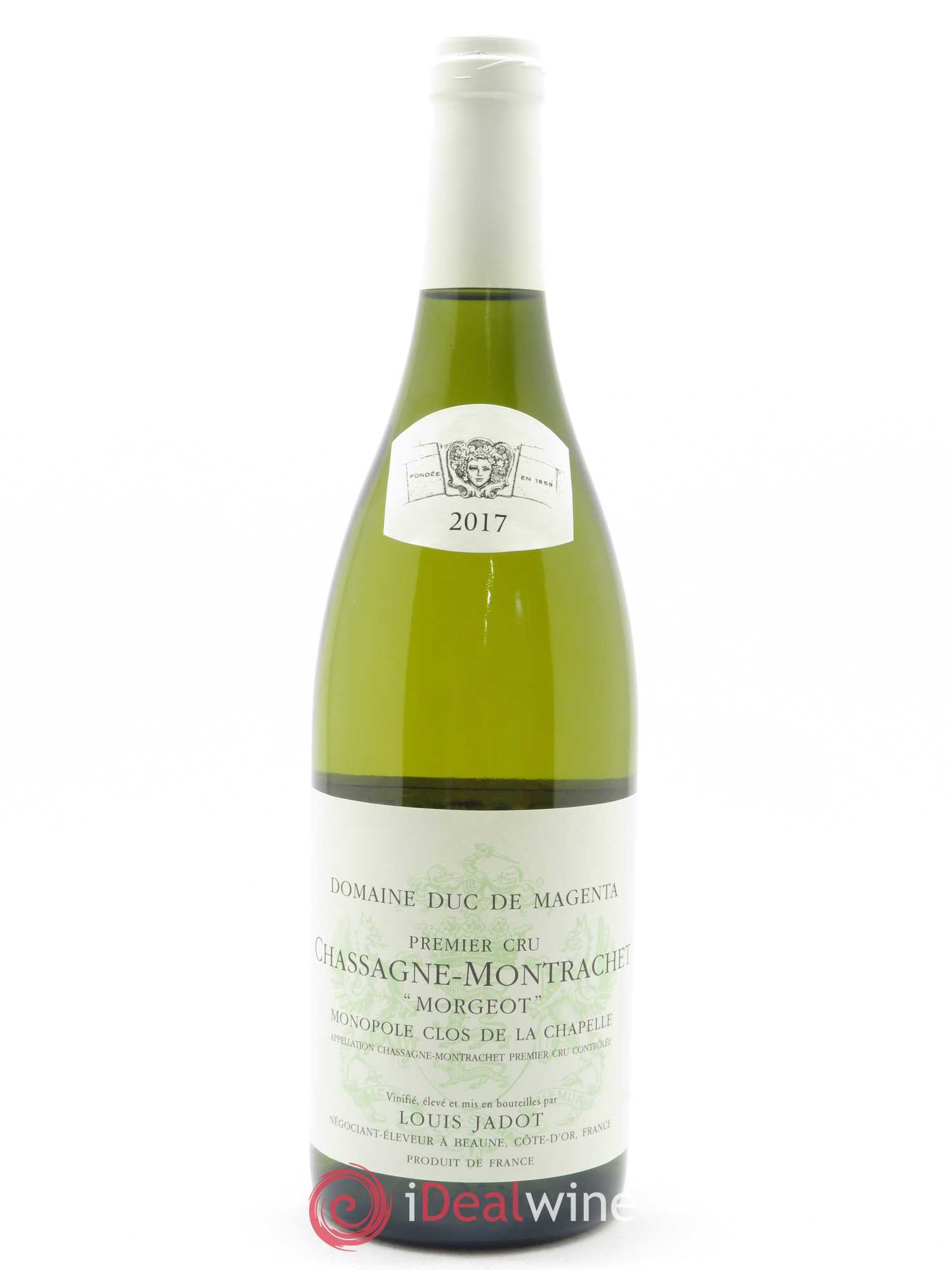 Chassagne-Montrachet 1er Cru Morgeot Clos de la Chapelle Domaine du Duc de Magenta - Louis Jadot 2017 - Lot de 1 bouteille - 0