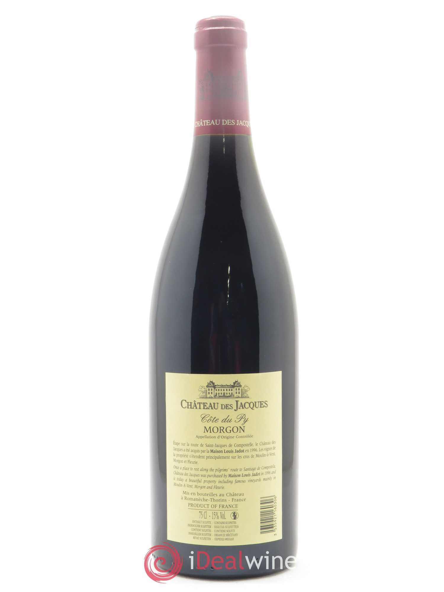 Morgon Côte du Py Château des Jacques 2017 - Lot de 1 bouteille - 1