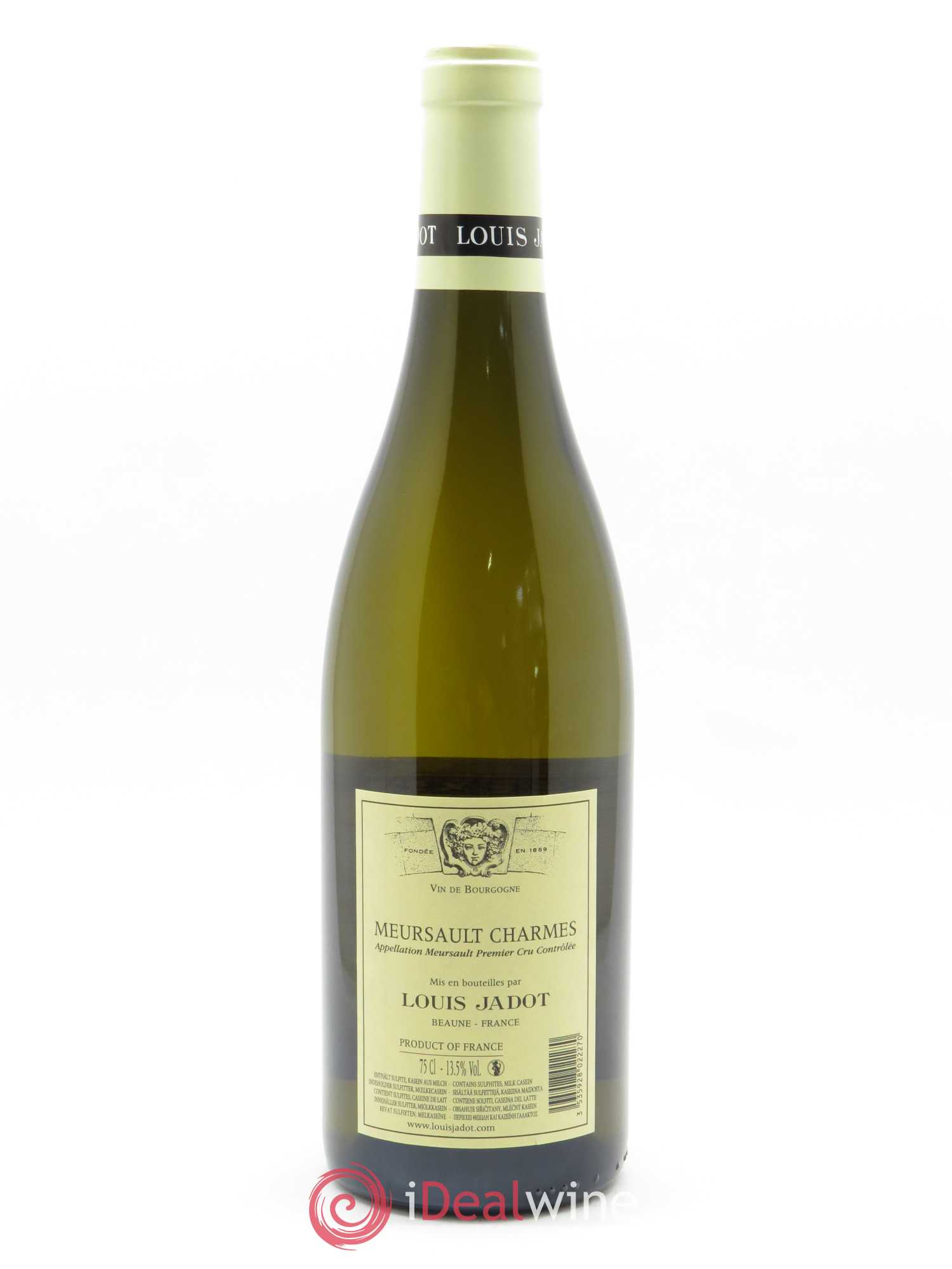 Meursault 1er Cru Les Charmes Domaine Louis Jadot 2018 - Lot de 1 bouteille - 1