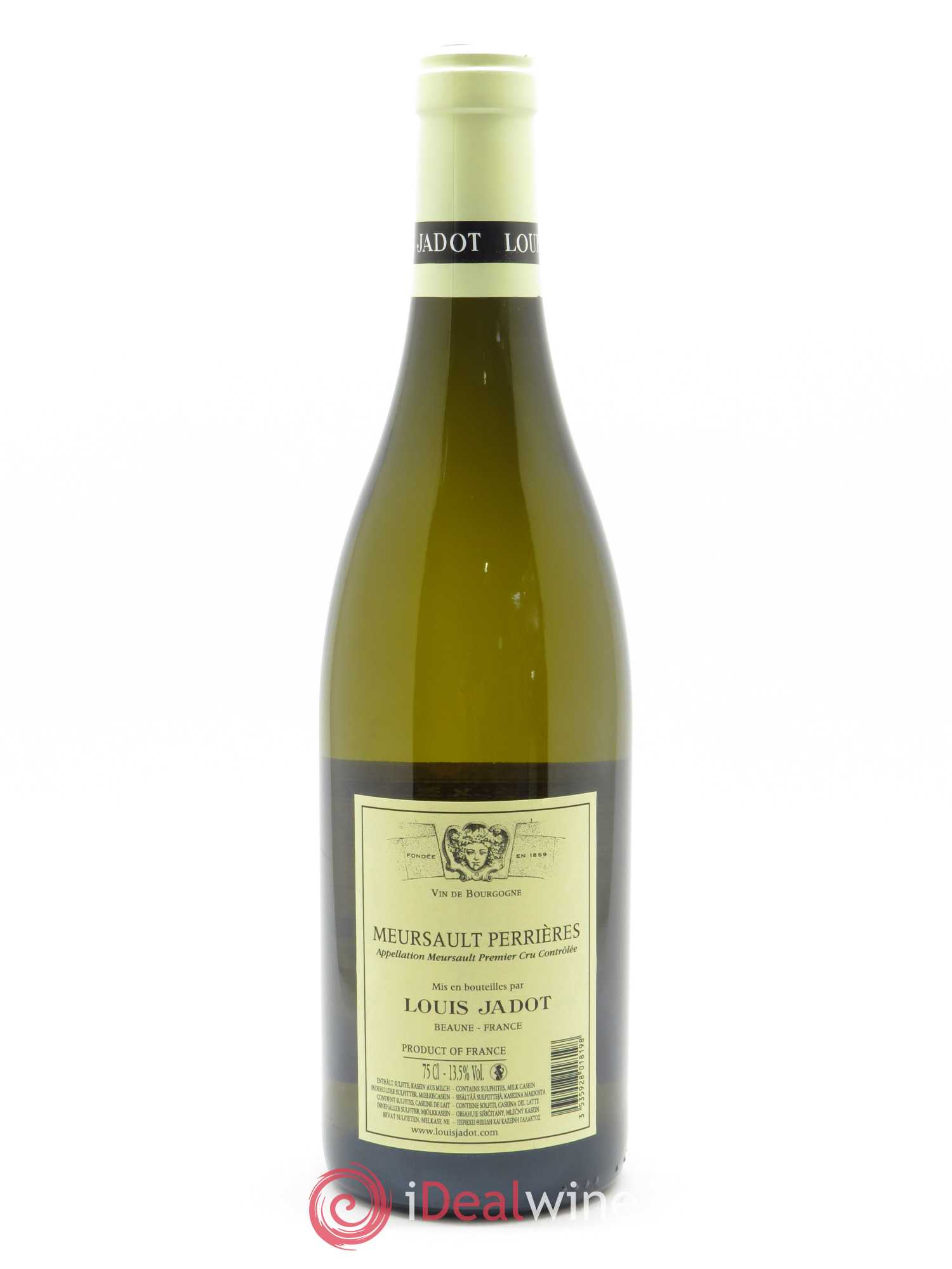 Meursault 1er Cru Perrières Domaine Louis Jadot 2018 - Lot de 1 bouteille - 1