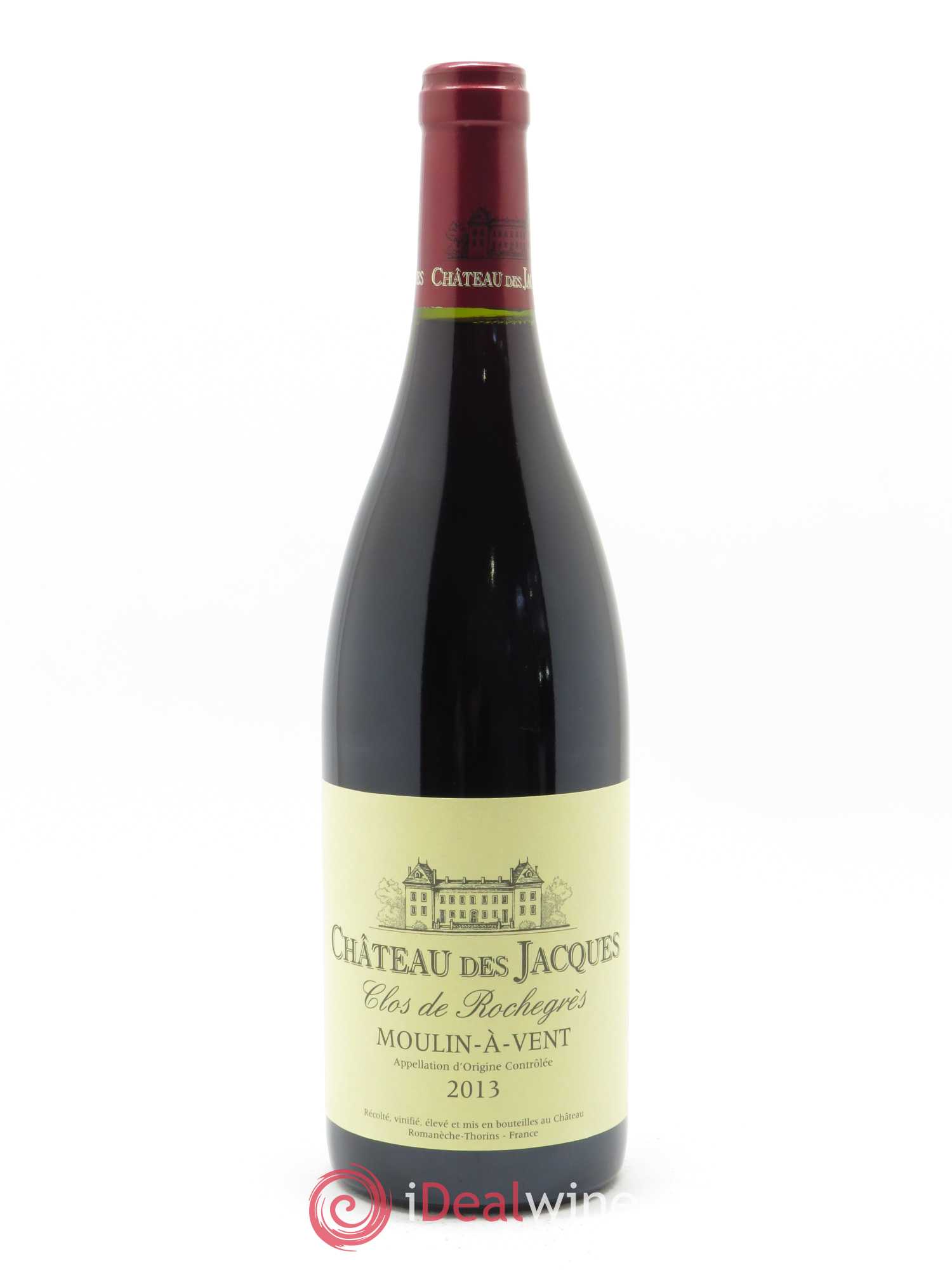 Moulin-à-Vent Clos de Rochegrès Château des Jacques 2013 - Lot de 1 bouteille - 0