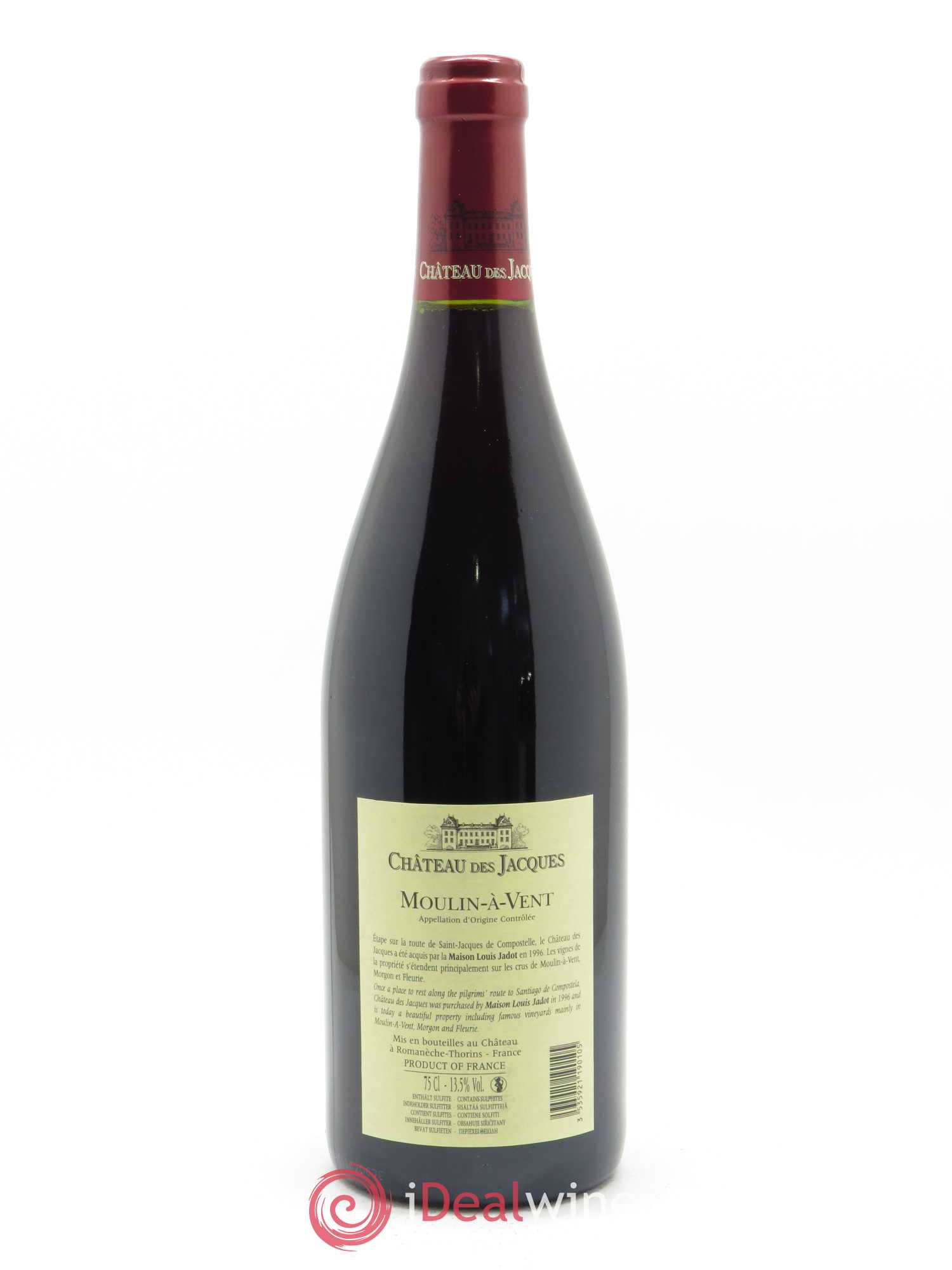 Moulin à Vent Château des Jacques 2016 - Lot de 1 bouteille - 1
