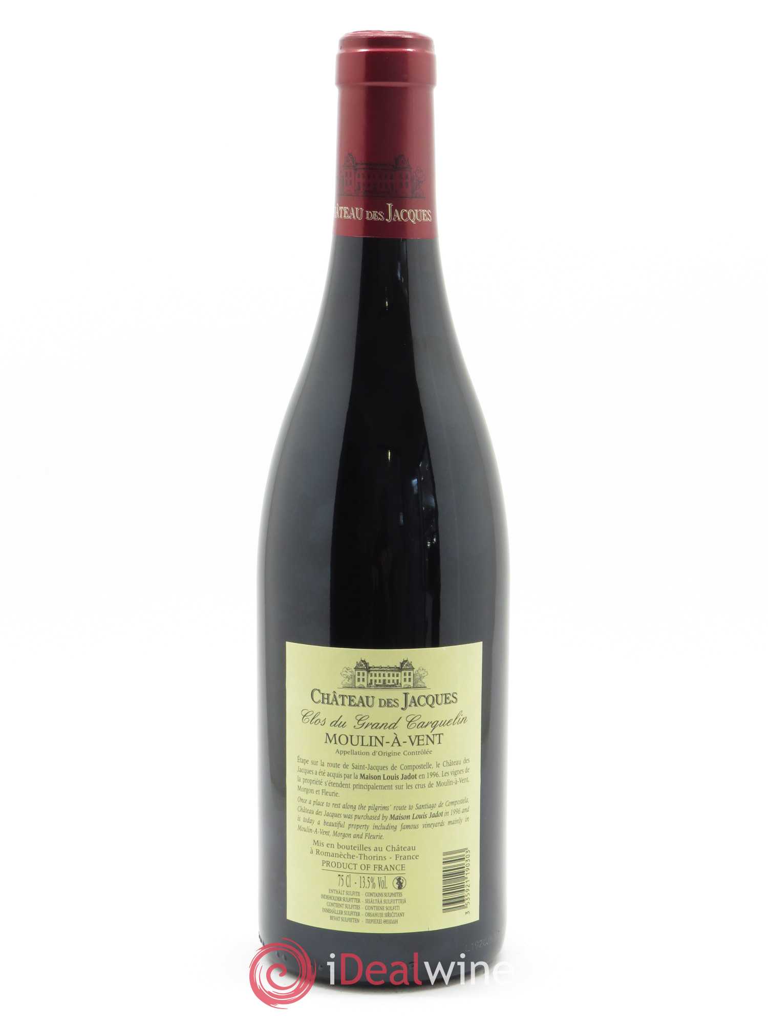 Moulin à Vent Clos du Grand Carquelin Château des Jacques  2018 - Lot of 1 bottle - 1