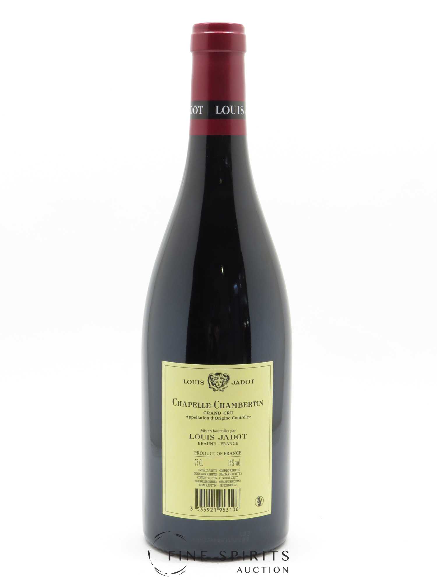 Chapelle-Chambertin Grand Cru Maison Louis Jadot 2018 - Lot of 1 bottle - 1