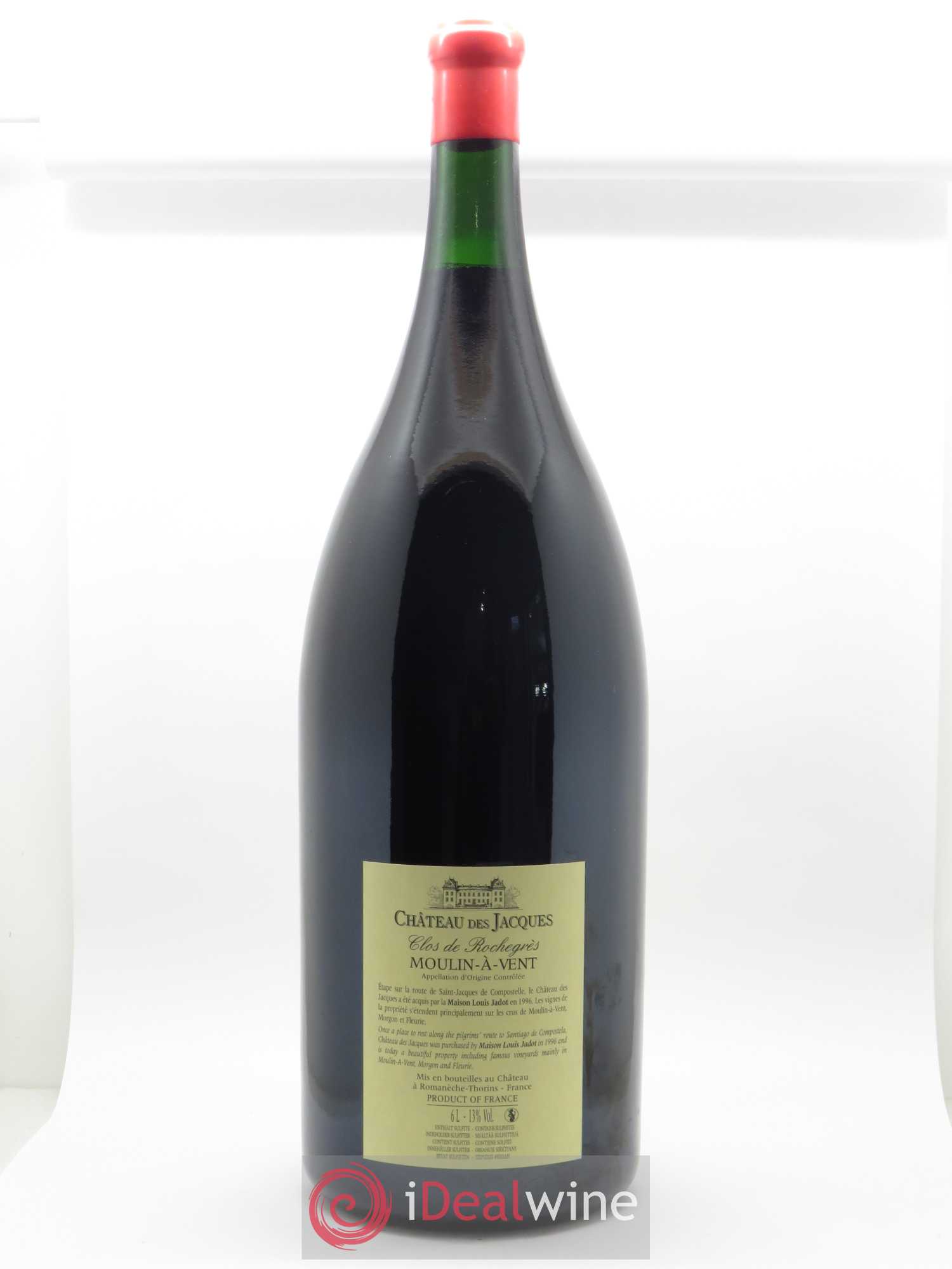Moulin-à-Vent Clos de Rochegrès Château des Jacques 2010 - Lot de 1 mathusalem - 1