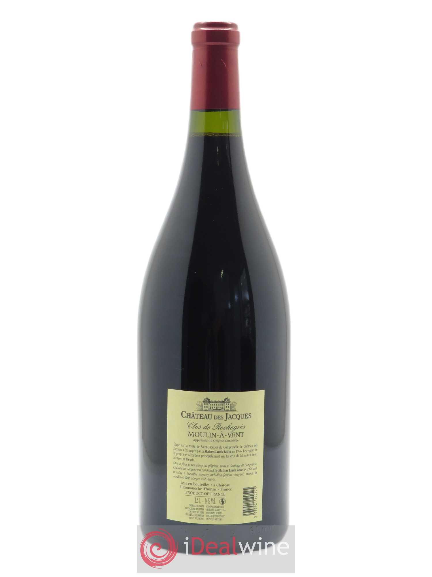 Moulin-à-Vent Clos de Rochegrès Château des Jacques 2015 - Posten von 1 Magnum - 1